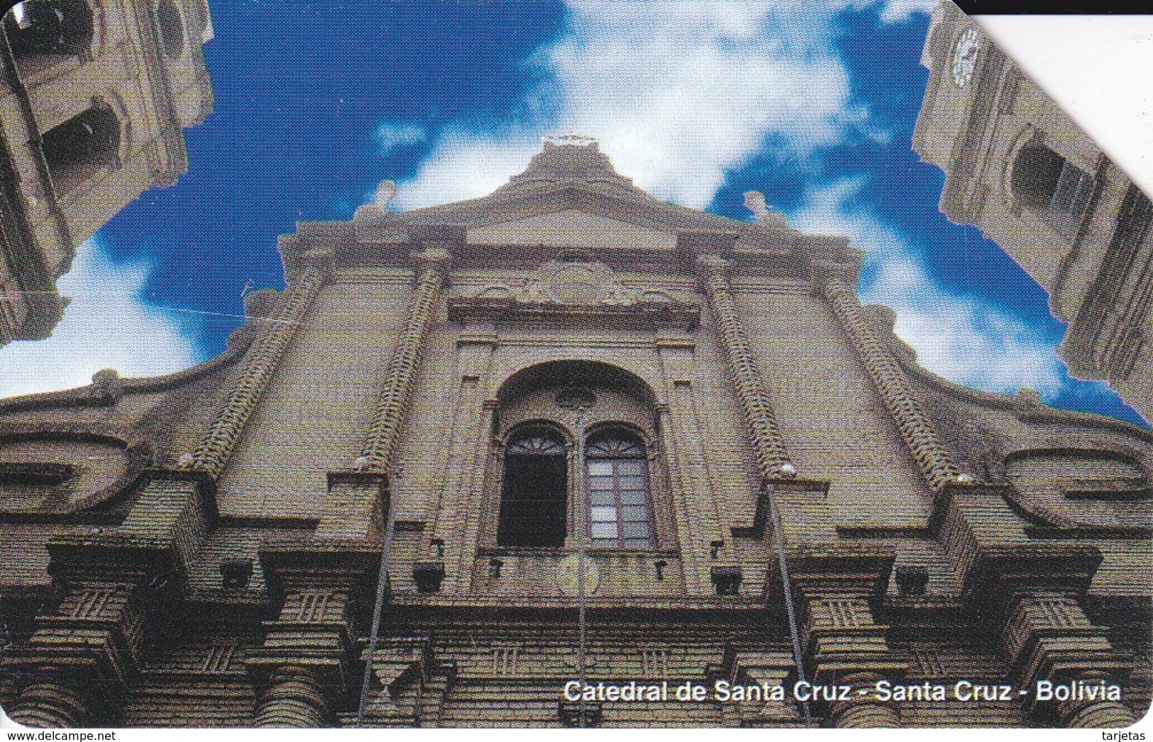 TARJETA DE BOLIVIA DE ENTEL DE LA CATEDRAL DE SANTA CRUS - Bolivia