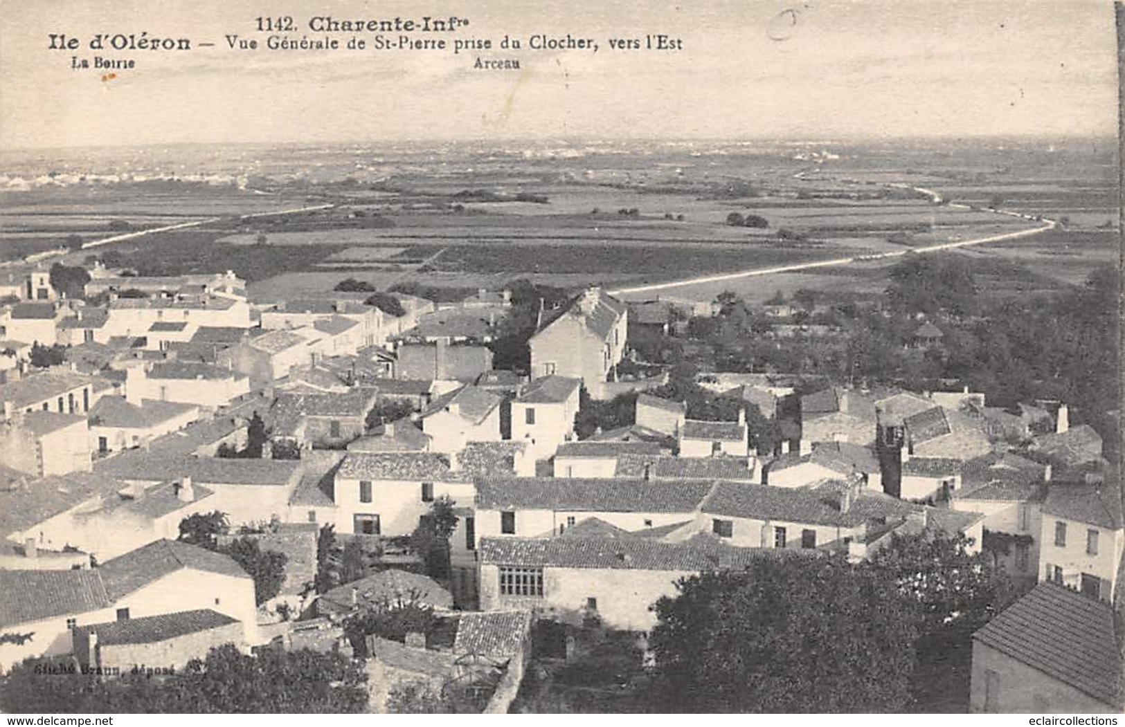 Ile D'Oléron.    St Pierre  D'Oléron    17    Vue Générale      (voir Scan) - Ile D'Oléron