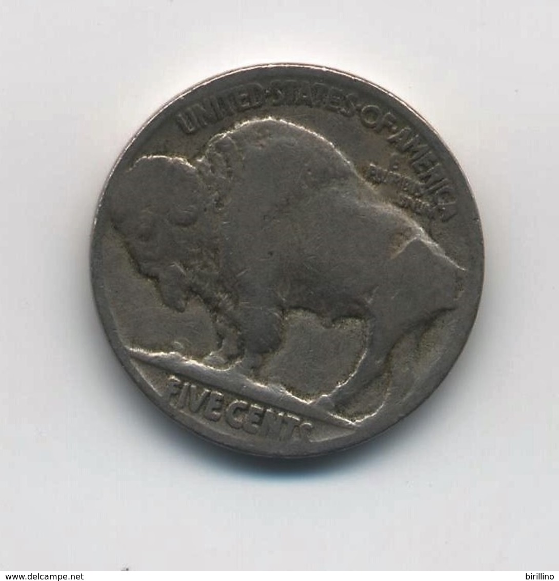 3104 - Lotto di 15 monete 5 cent Buffalo.