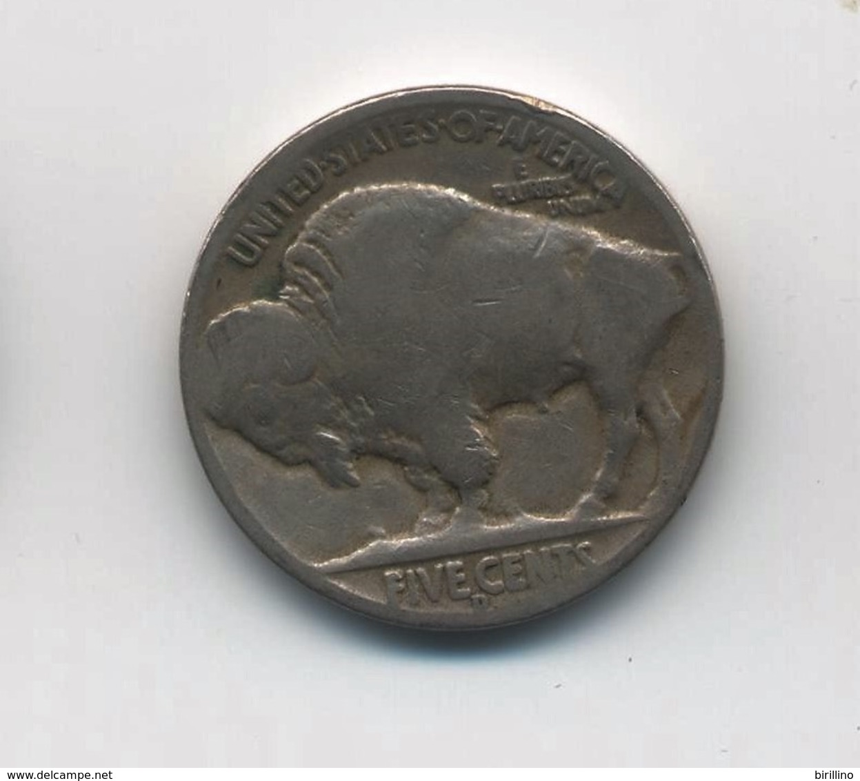 3104 - Lotto di 15 monete 5 cent Buffalo.