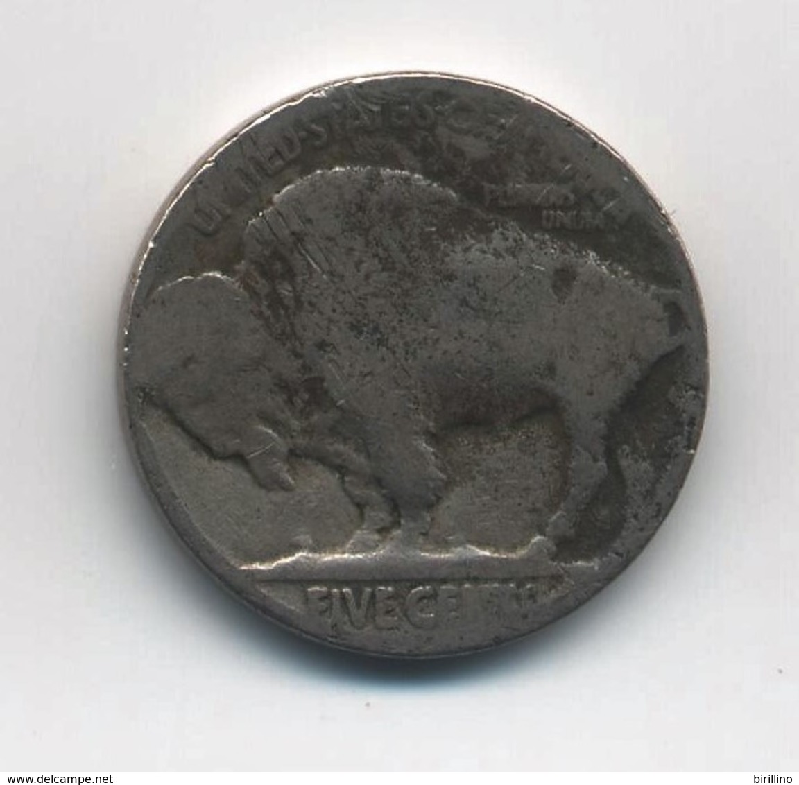 3104 - Lotto di 15 monete 5 cent Buffalo.