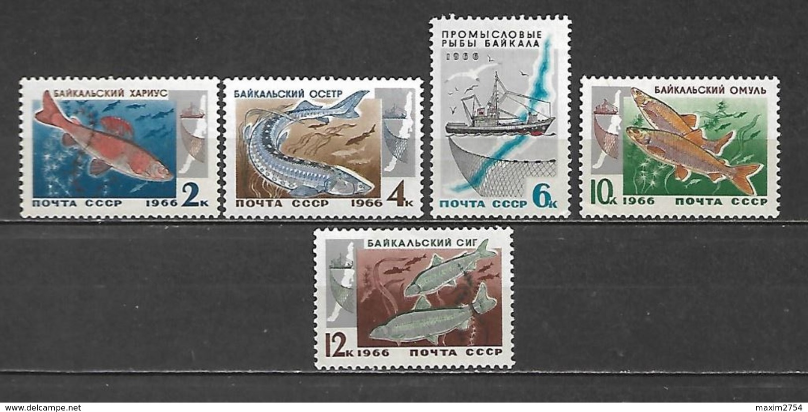 URSS - 1966 - N. 3141/45** (CATALOGO UNIFICATO) - Nuovi