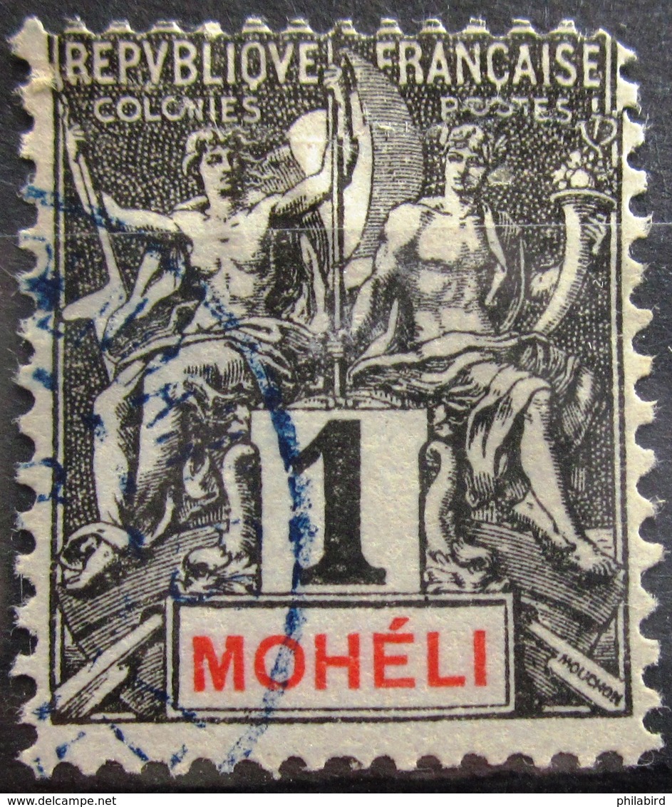 MOHELI                  N° 1                   OBLITERE - Used Stamps