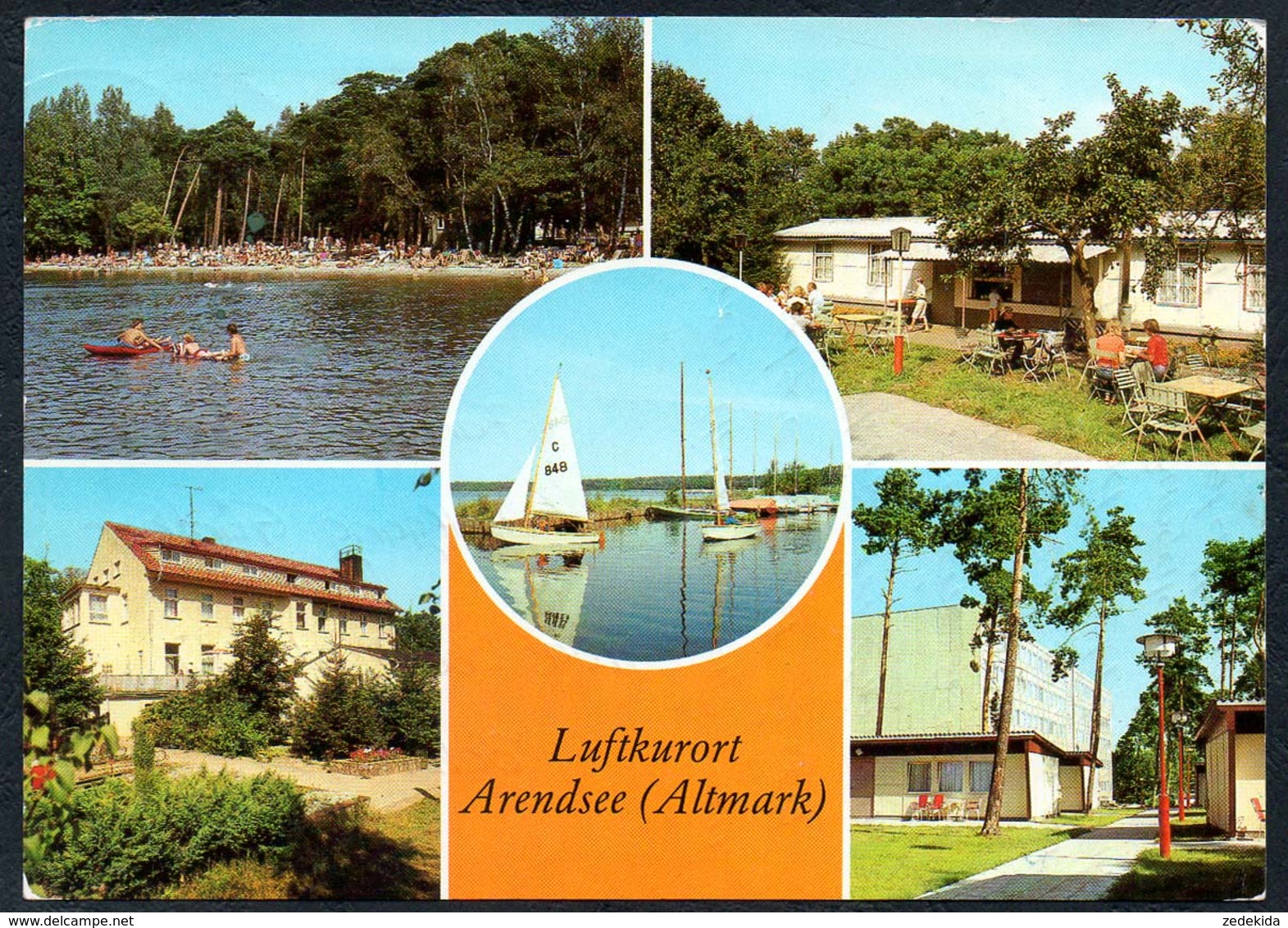 D0938 - Arendsee Kaffegarten FDGB Heim Haus Am See Und Waldheim - Bild Und Heimat Reichenbach - Osterburg