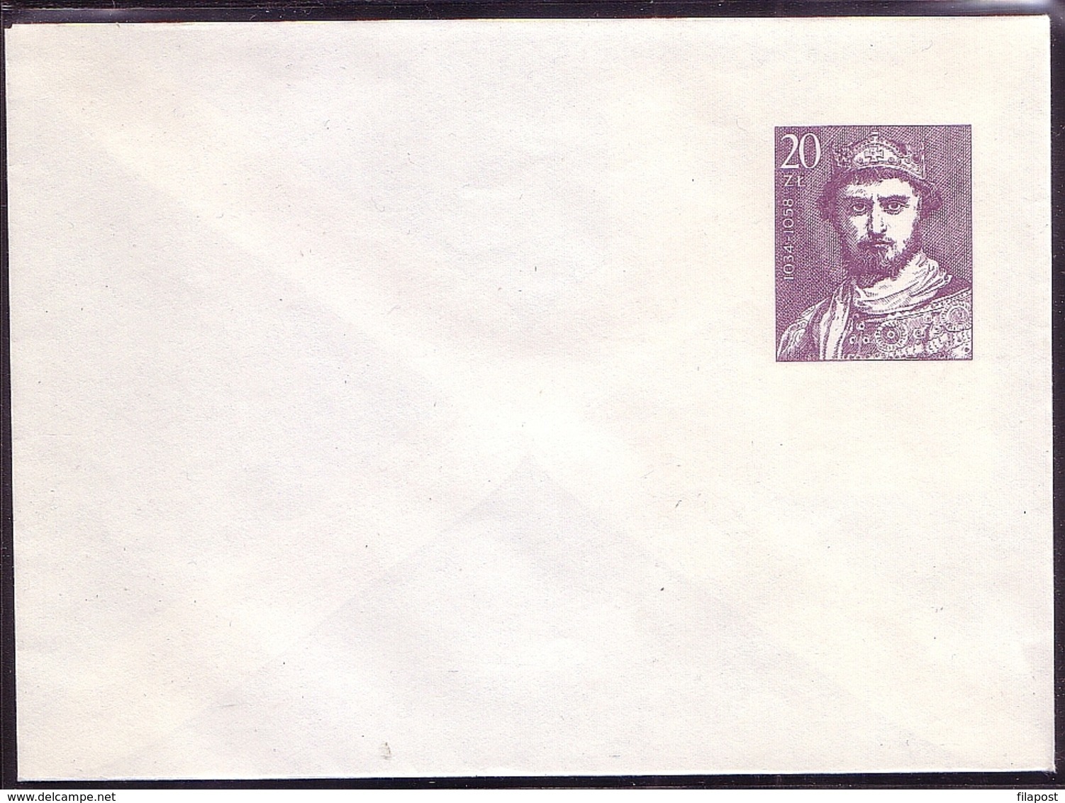Poland 1988  Fi Ck 85 Error On The Stamp. No Olive Color Mint. King K. Odnowiciel Fotoatest Wysocki PZF - Abarten & Kuriositäten