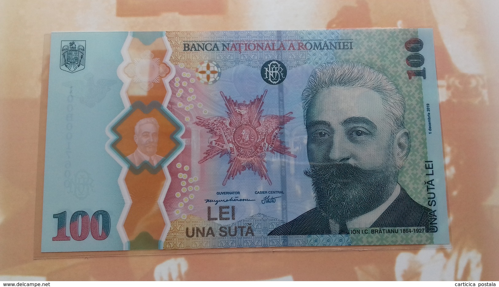 Romania, Rumanien Bancnota 10 X 100 Lei 2019 - I C Bratianu - Romania