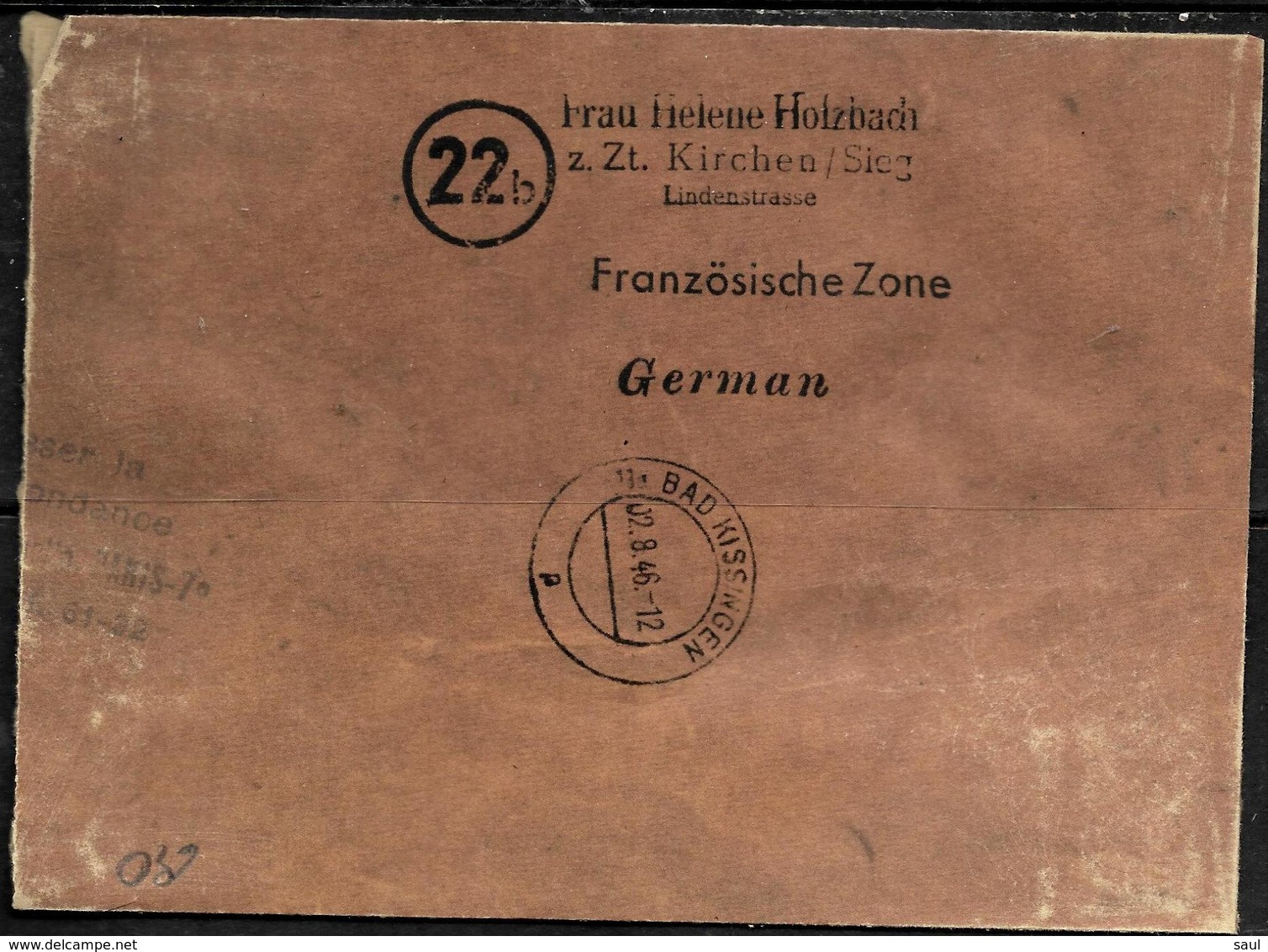 690 -  COVER - GERMANY - 146 - FRENCH ZONE - COVER - Unclassified