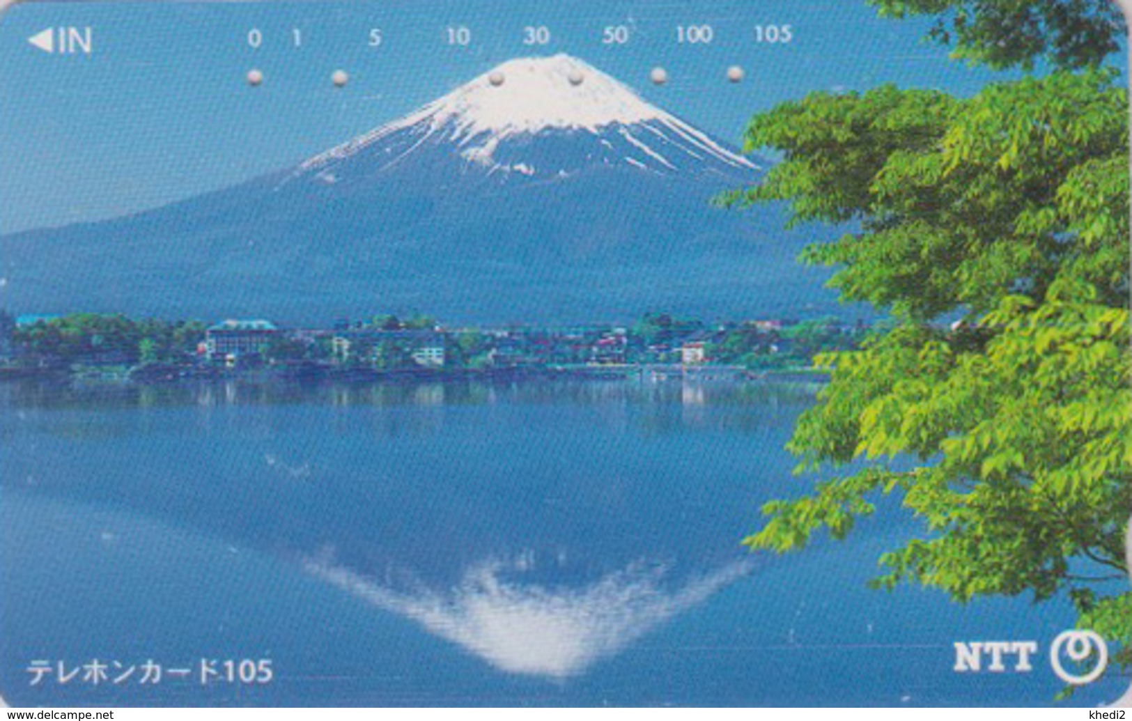 Télécarte Japon / NTT 111-015 - Montagne MONT FUJI -  Mountain Japan Phonecard - Berg Telefonkarte - 356 - Paysages