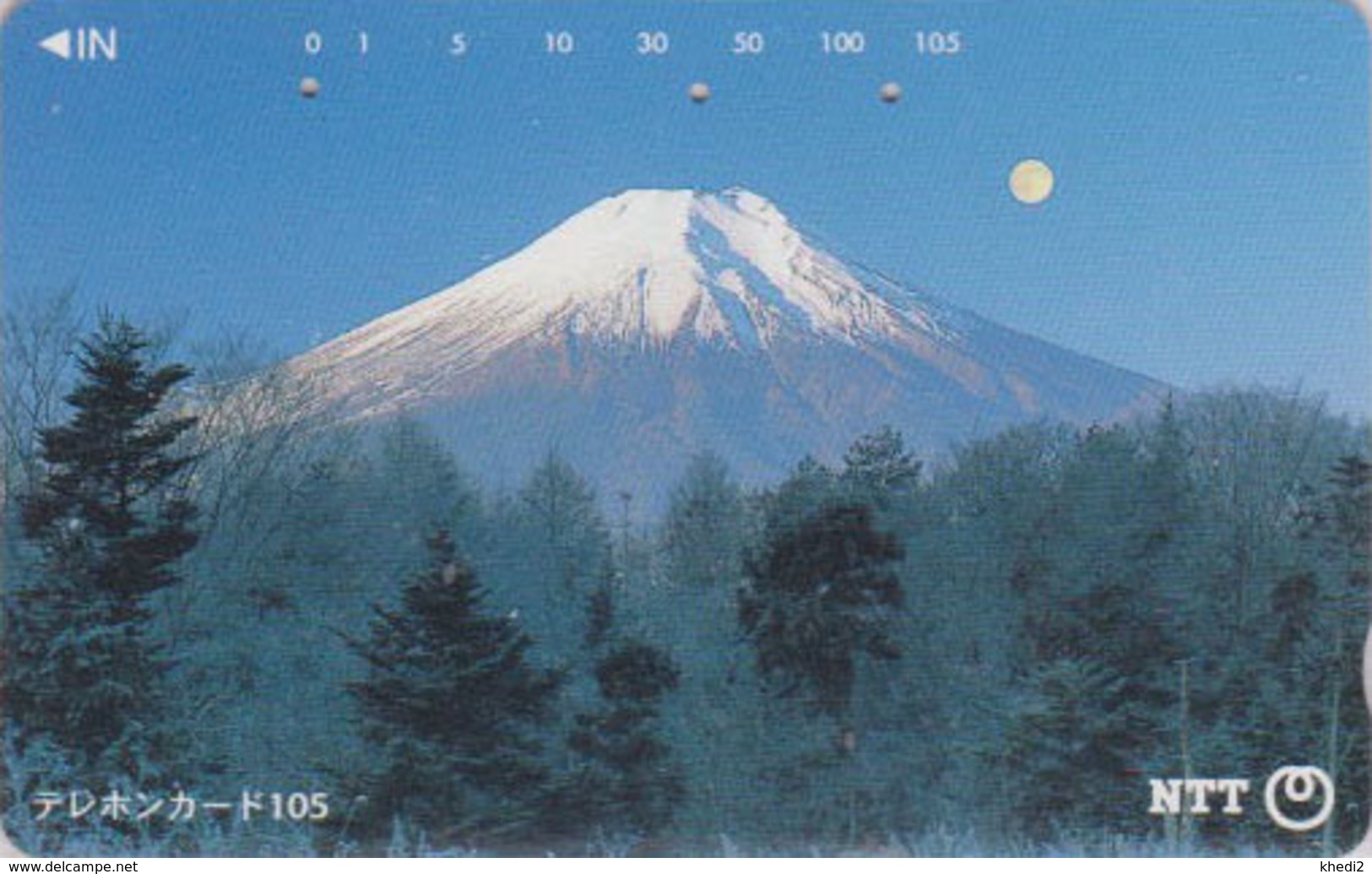 Télécarte Japon / NTT 111-039 - Montagne MONT FUJI -  Mountain Japan Phonecard - Berg Telefonkarte - 360 - Montañas