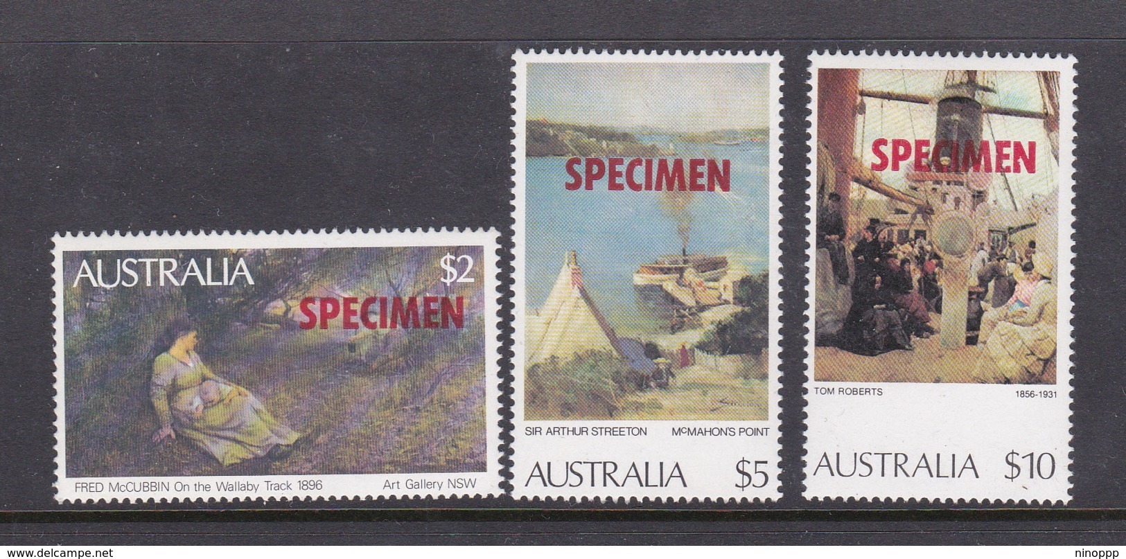 Australia 1974 Paintings SPECIMEN,mint Never Hinged - Dienstmarken