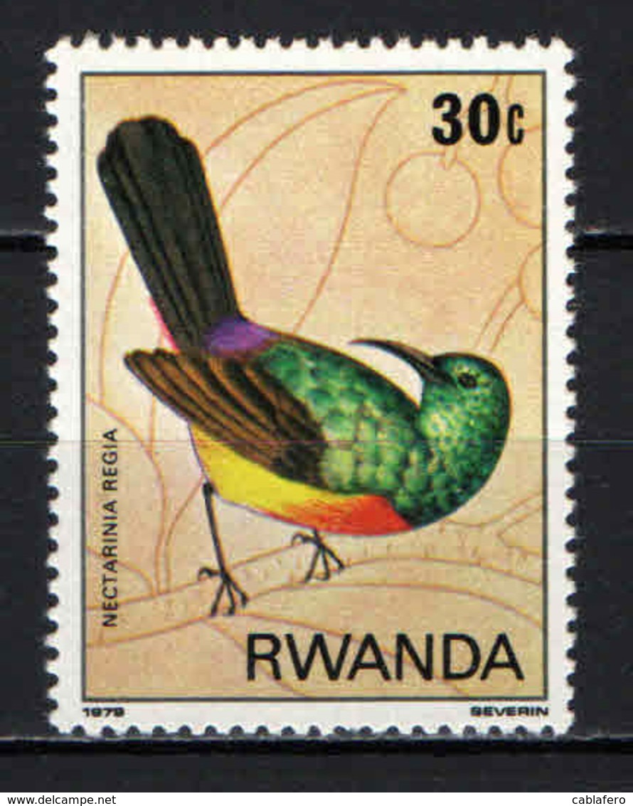 RWANDA - 1979 - NECTARINIA REGIA - MNH - Nuovi