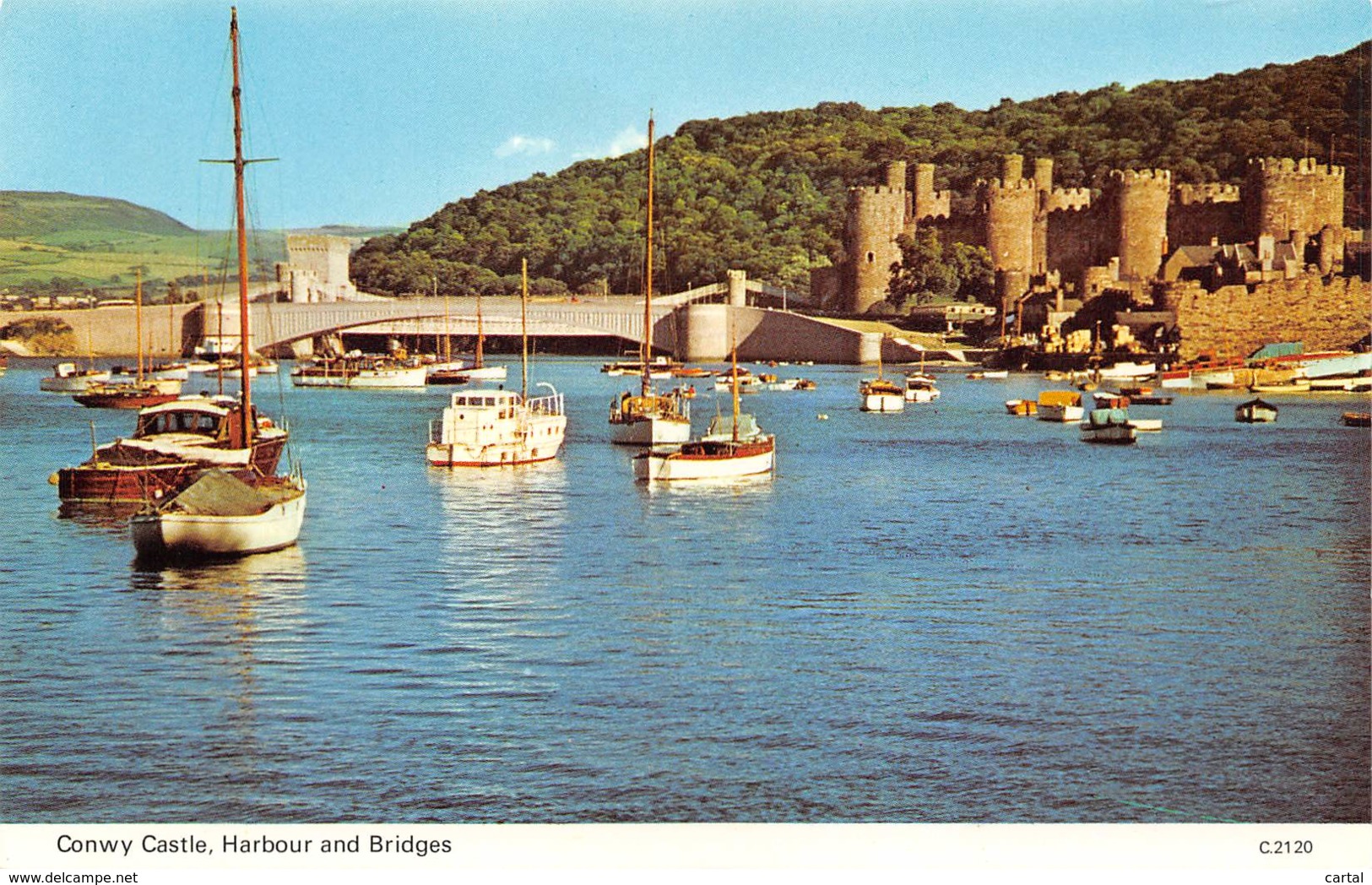 CONWY Castle.  Harbour And Bridges - Zu Identifizieren