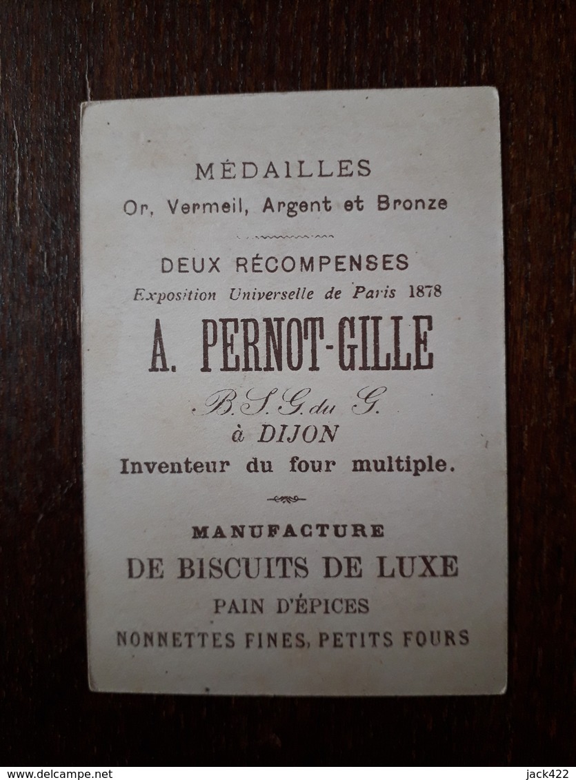 L25/137 CHROMO BISCUITS FRANÇAIS PERNOT-GILLE DIJON . Rhum De La Jamaique - Pernot