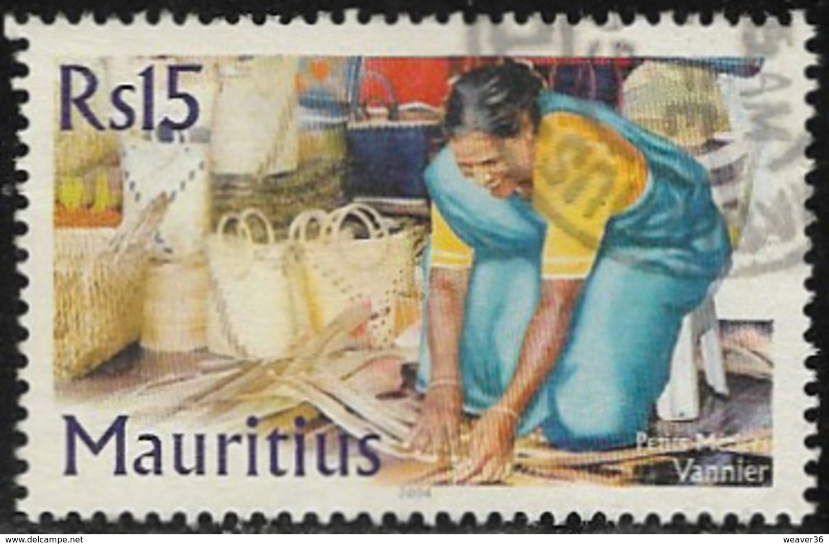 Mauritius SG1113 2004 Traditional Trades 15r Good/fine Used [40/32929/1D] - Mauritius (1968-...)