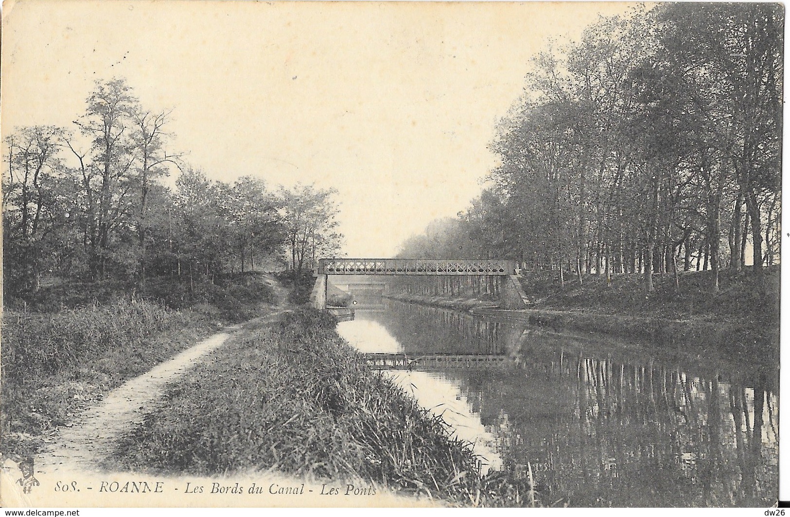 Roanne - Les Bords Du Canal, Les Ponts - Edition Béguin - Carte N° 808 - Roanne