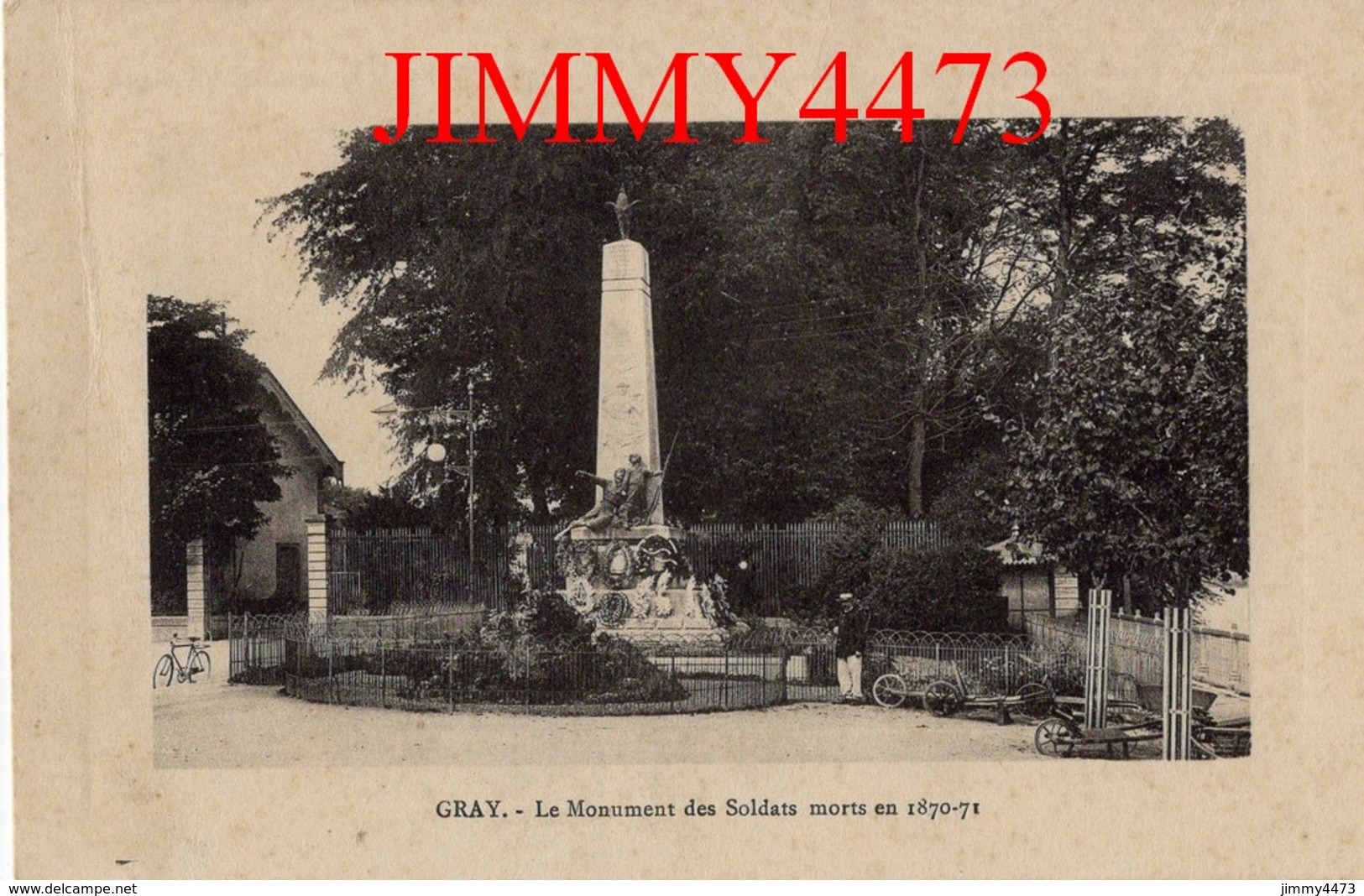 CPA - GRAY 70 Haute Saône - Le Monument Des Soldats Morts En 1870-71 - Gray