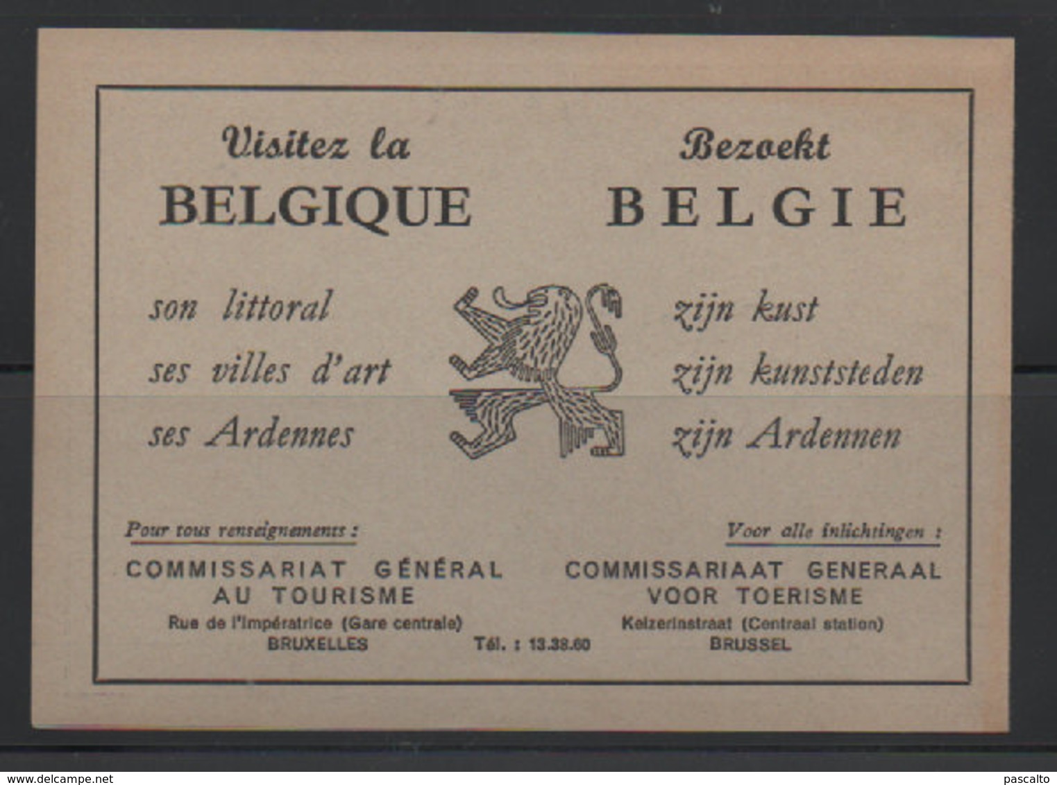 Belgie Belgique COB OBP 914A 1953 Red Cross Sabena Lion Pubs Solidarity Health Peace MNH - Zonder Classificatie