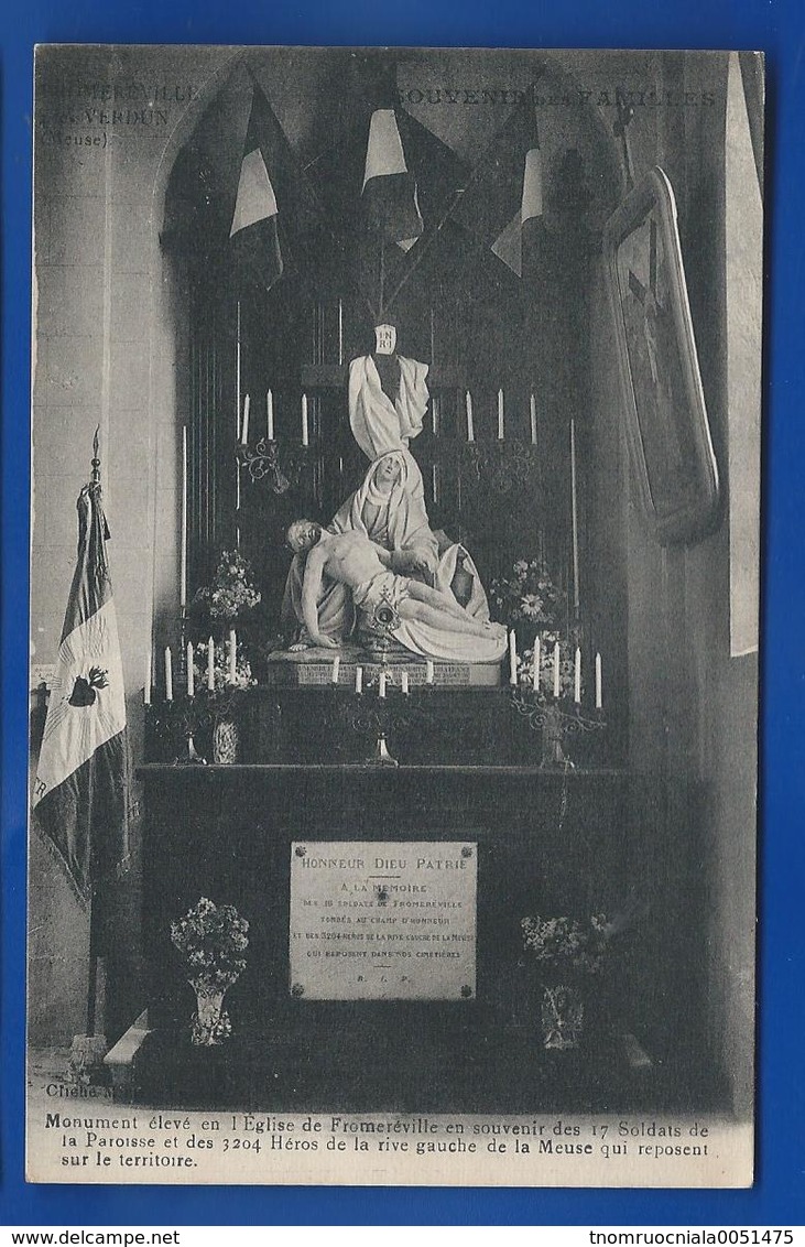 FROMEREVILLE   Monument élevé En L'eglise - Autres & Non Classés