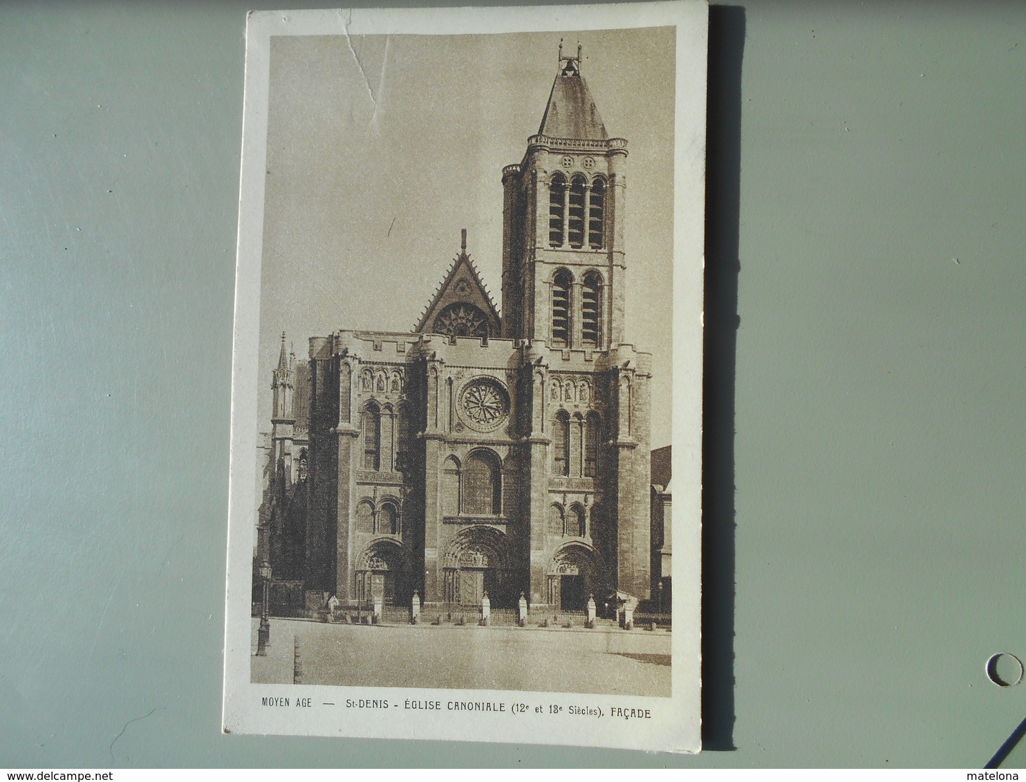 SEINE SAINT DENIS ST DENIS EGLISE CANONIALE FACADE - Saint Denis