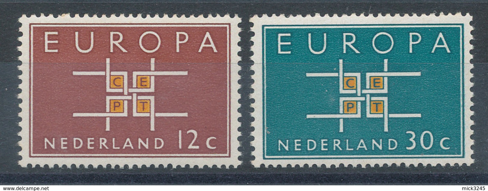 Pays-Bas N°780 Et 781** Europa 1963 - Nuovi