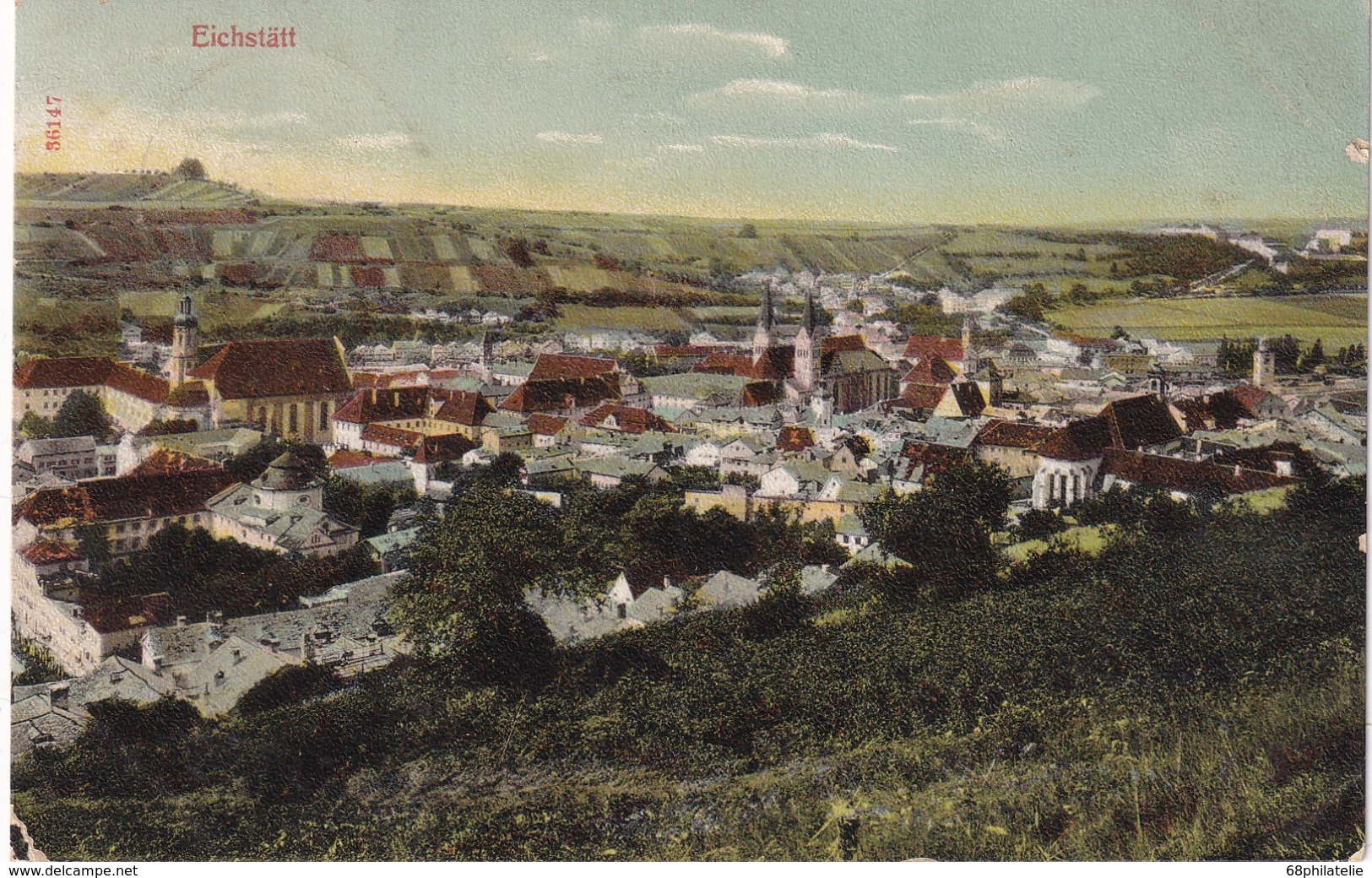 ALLEMAGNE 1909 CARTE POSTALE DE EICHSTÄTT - Eichstaett