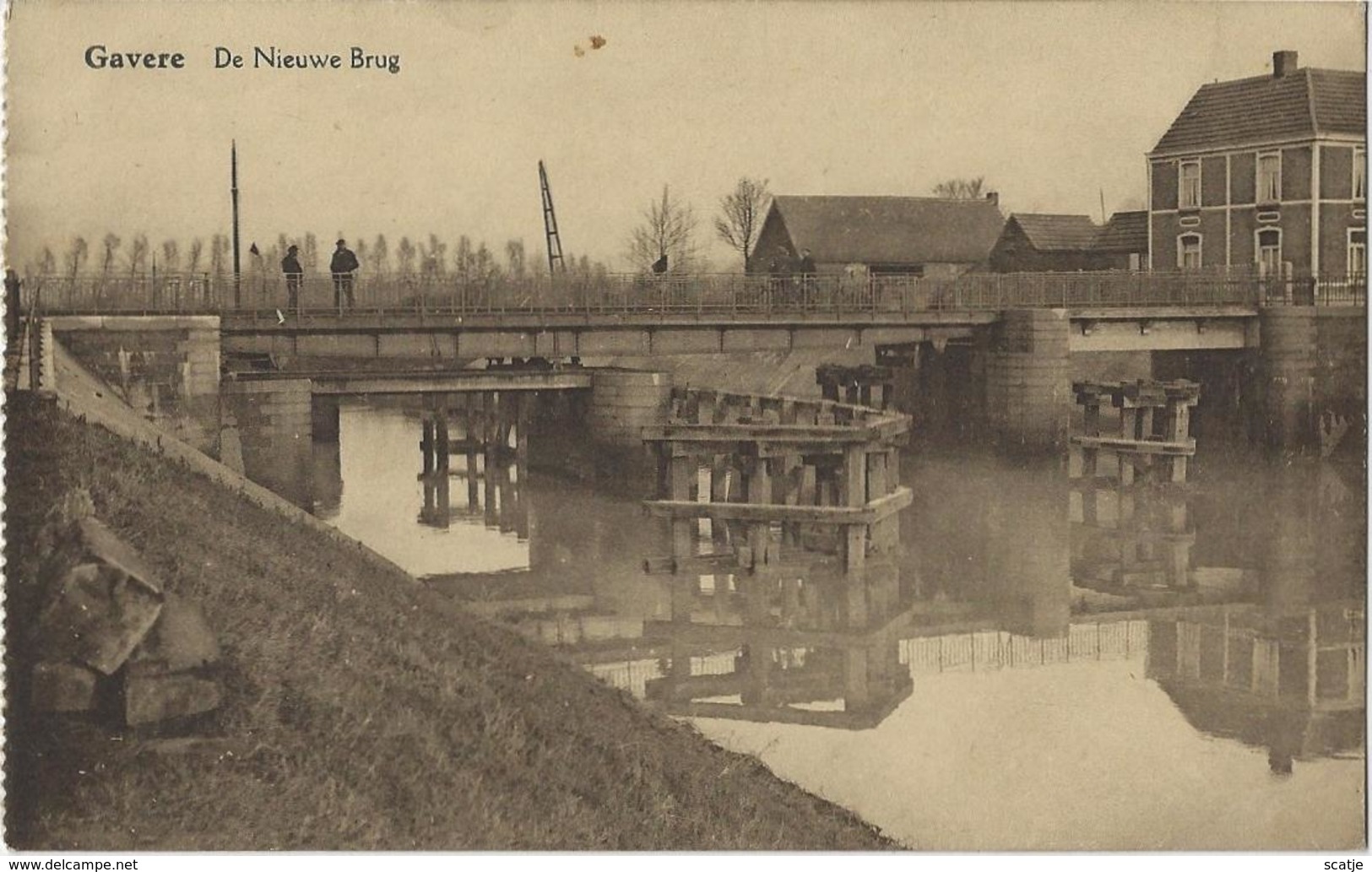 Gavere    De Nieuwe Brug   -    1938   Rothem - Gavere