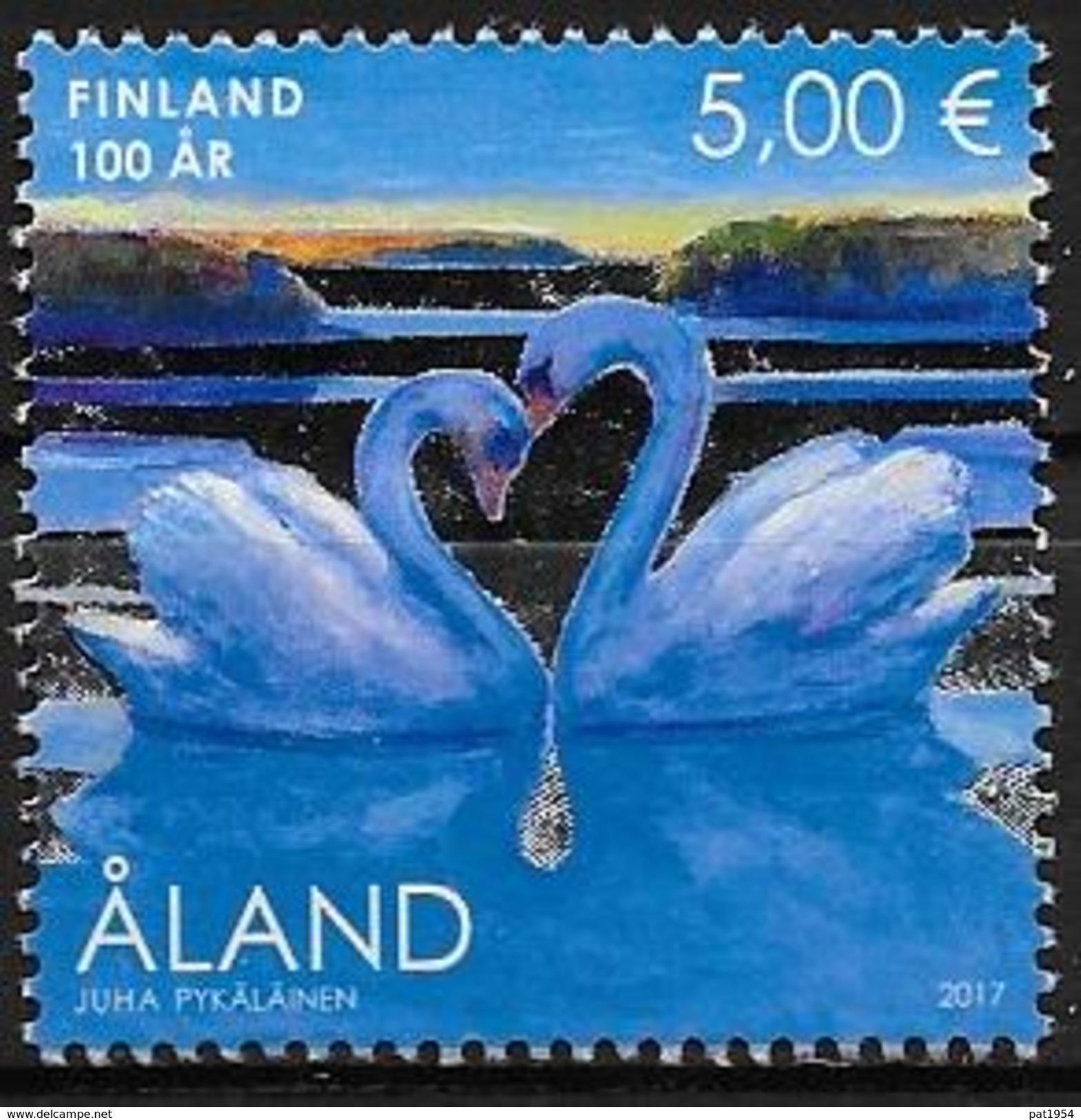 Aland 2017 N° 441 Neuf 100 Ans Indépendance De La Finlande , Cygnes - Aland