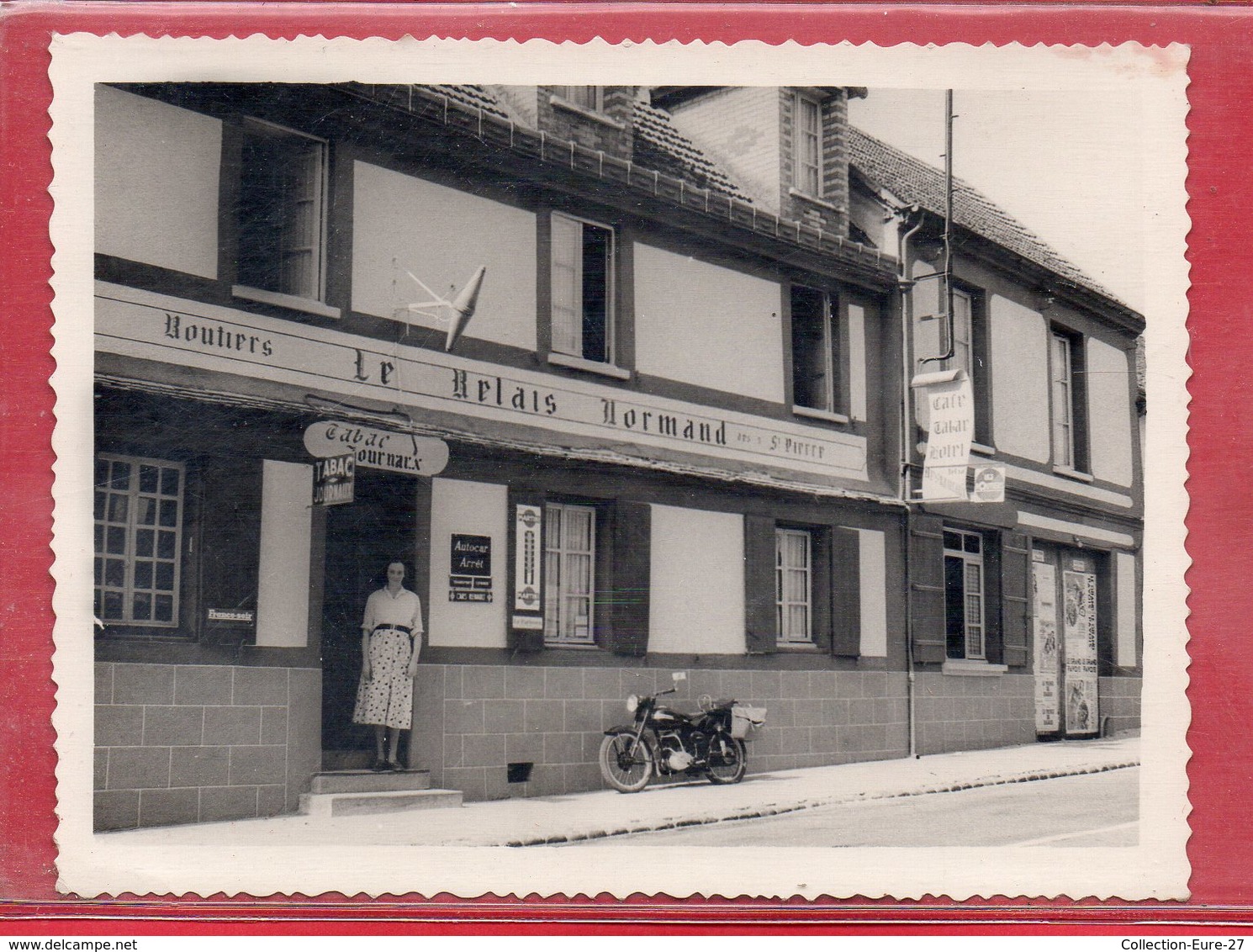 27- LE GOULET - LOT DE 3 BELLE PHOTOS - LE RELAIS NORMAND - ROUTIERS - ROUTE DE VERNON A GAILLON - Altri & Non Classificati