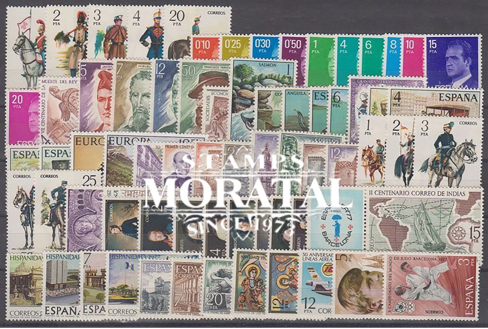 [20] 1977 Spain Year Set Complete **MNH LUXURY   Stamps In Perfect Condition. LUXE - Full Years