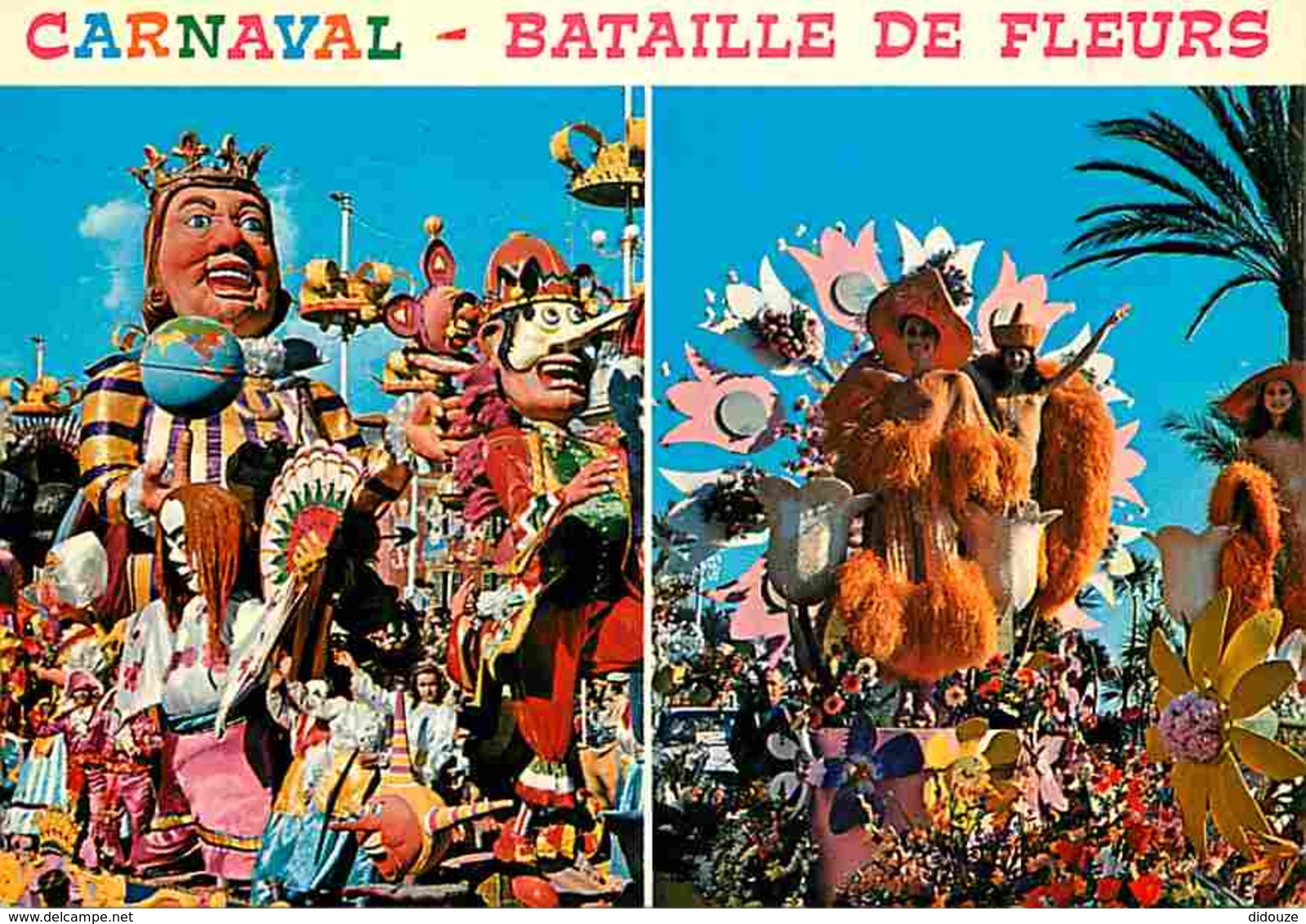 06 - Nice - Carnaval De Nice - Bataille De Fleurs - Multivues - Voir Scans Recto-Verso - Carnaval