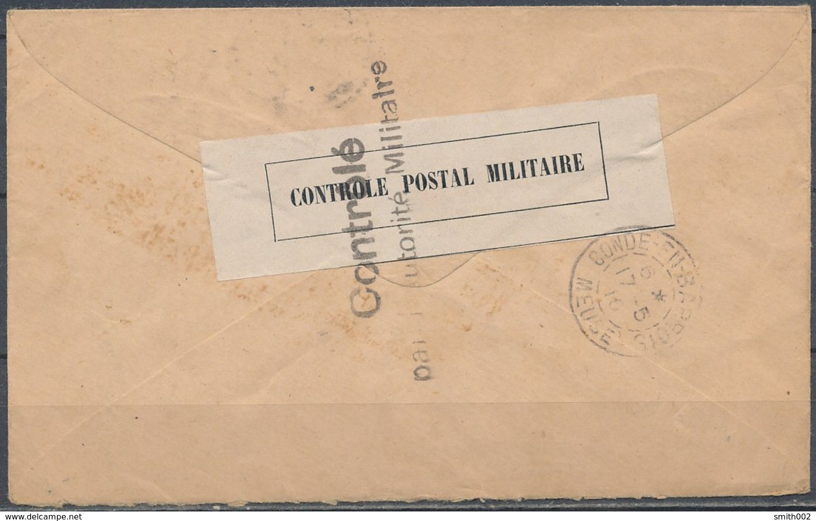 FRANCE - 1916, 1.WW, Censure - Guerre (timbres De)