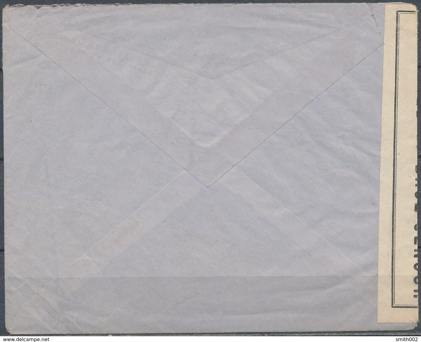 USA, Cover To France, Censored - Marcophilie