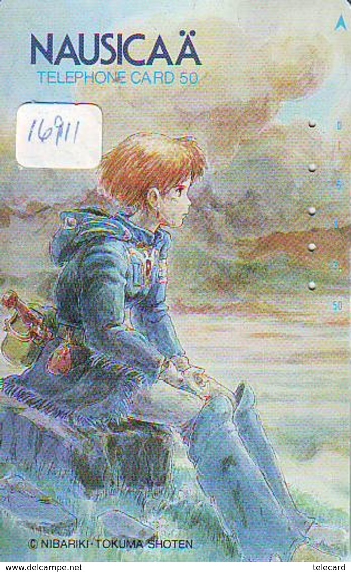 Télécarte Japon * MANGA 110-96266  (16.911) MIYAZAKI - NAUSICAÄ  * JAPAN COMICS PHONECARD * TELEFONKARTE * CINEMA FILM - BD