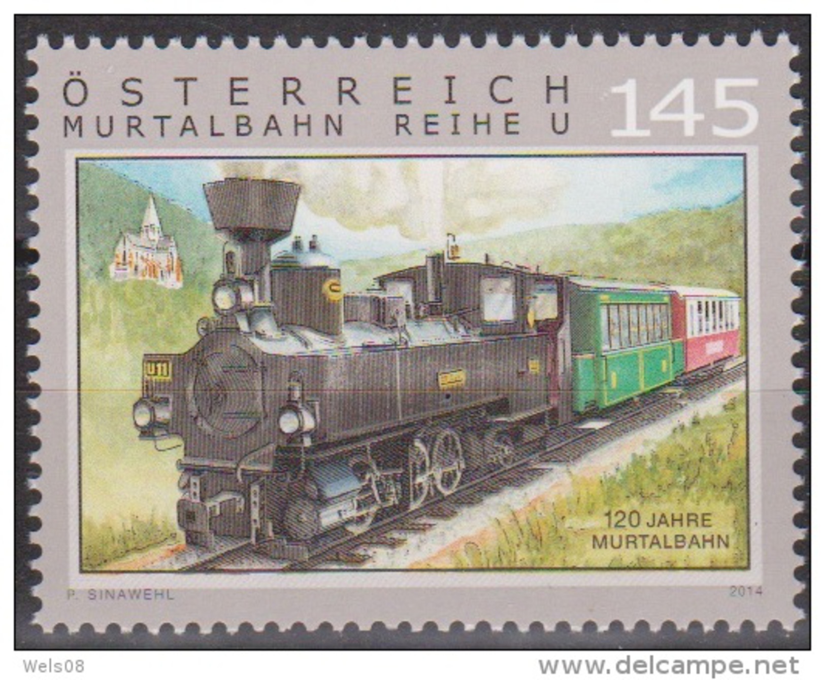 Österreich 2014:   "Murtalbahn"    Postfrisch (siehe Foto/Scan) - Ungebraucht