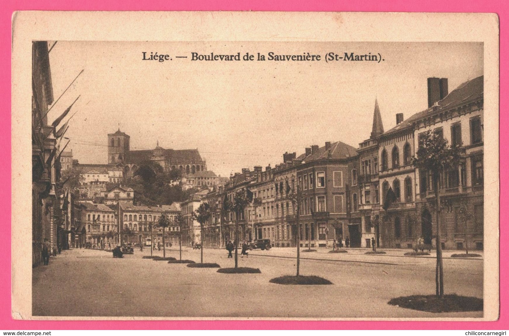 Liège - Boulevard De La Sauvinière - Saint Martin - St - 1949 - Liege
