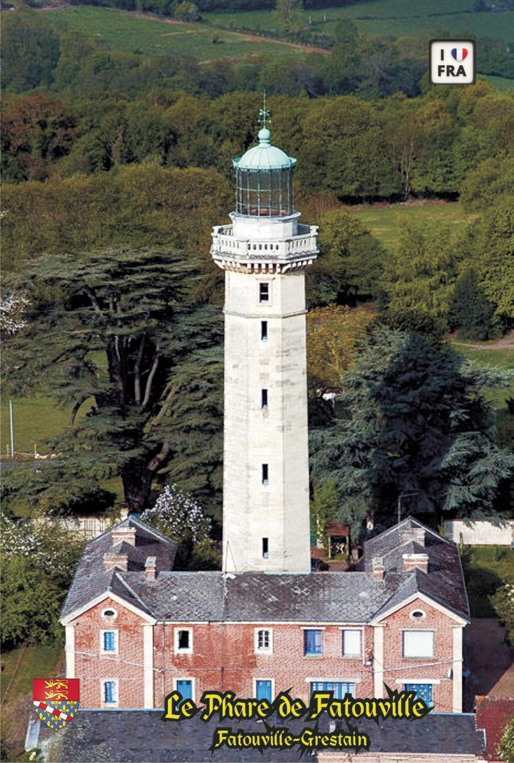 Set 6 Cartes Postales, Phares, Lighthouses Of Europe, France, Fatouville-Grestain, Le Phare De Fatouville - Vuurtorens