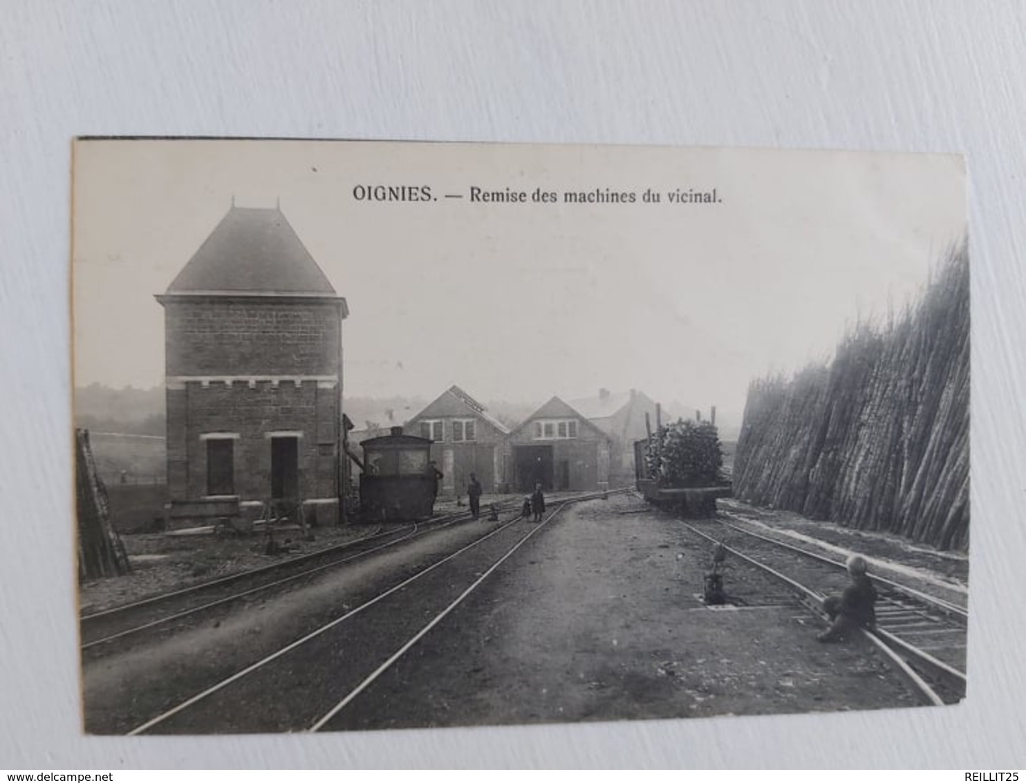 Carte Postale Belgique, Oignies -Remise Des Machines Du Vicinal - Other & Unclassified