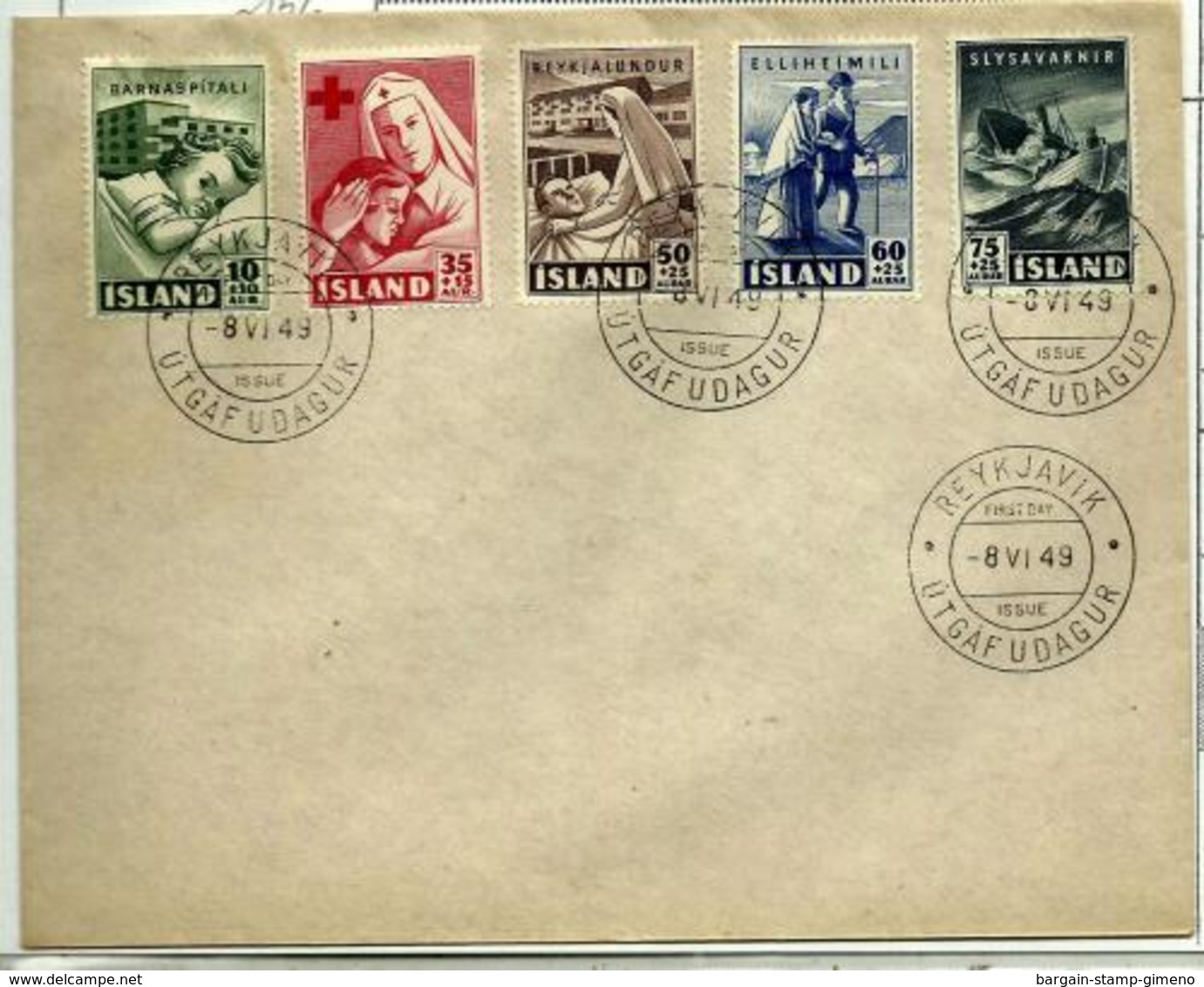 Islandia Nº 215/19 1º Día - FDC