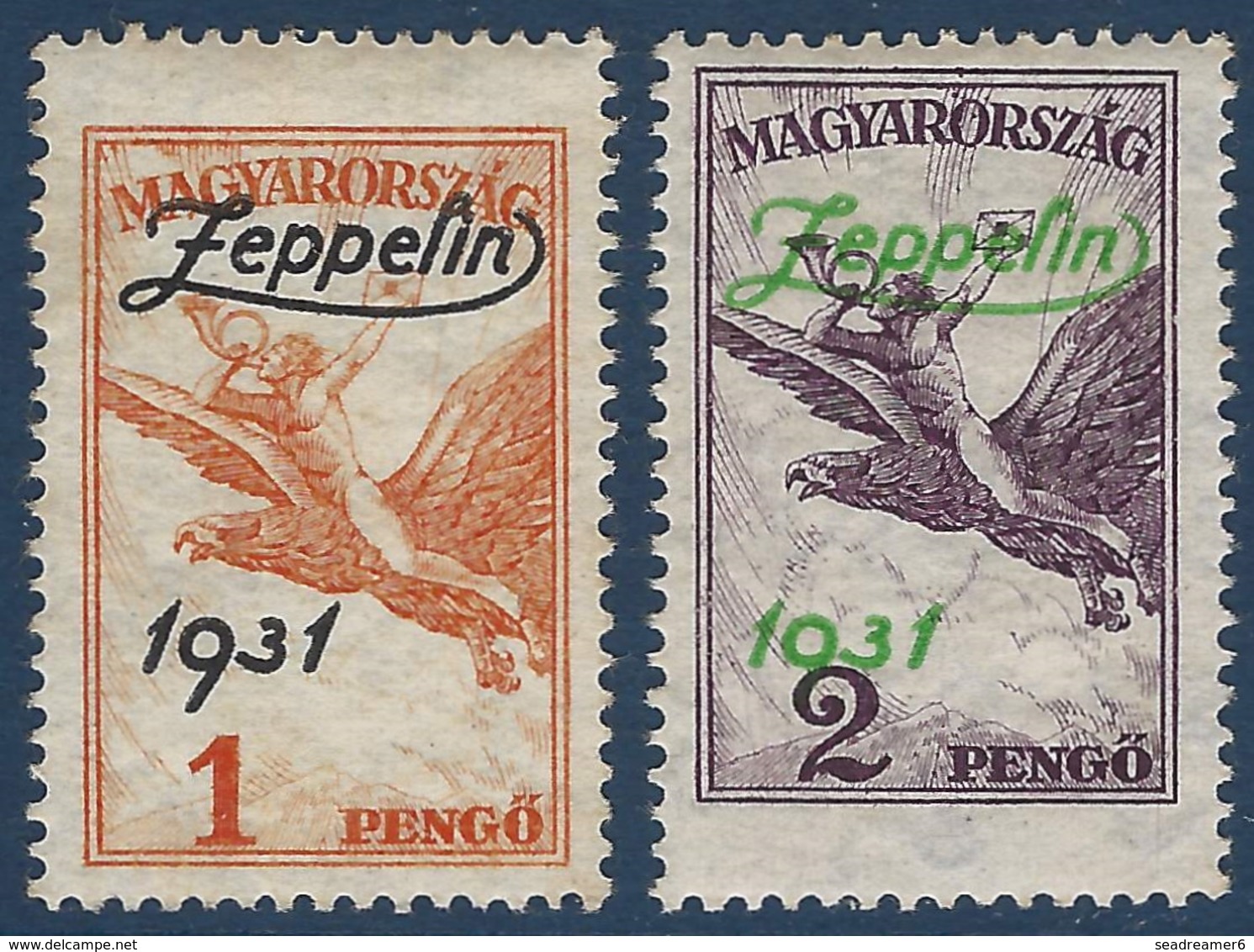Hongrie N°24 & 25 * 1 & 2 Pengo Tres Frais - Unused Stamps