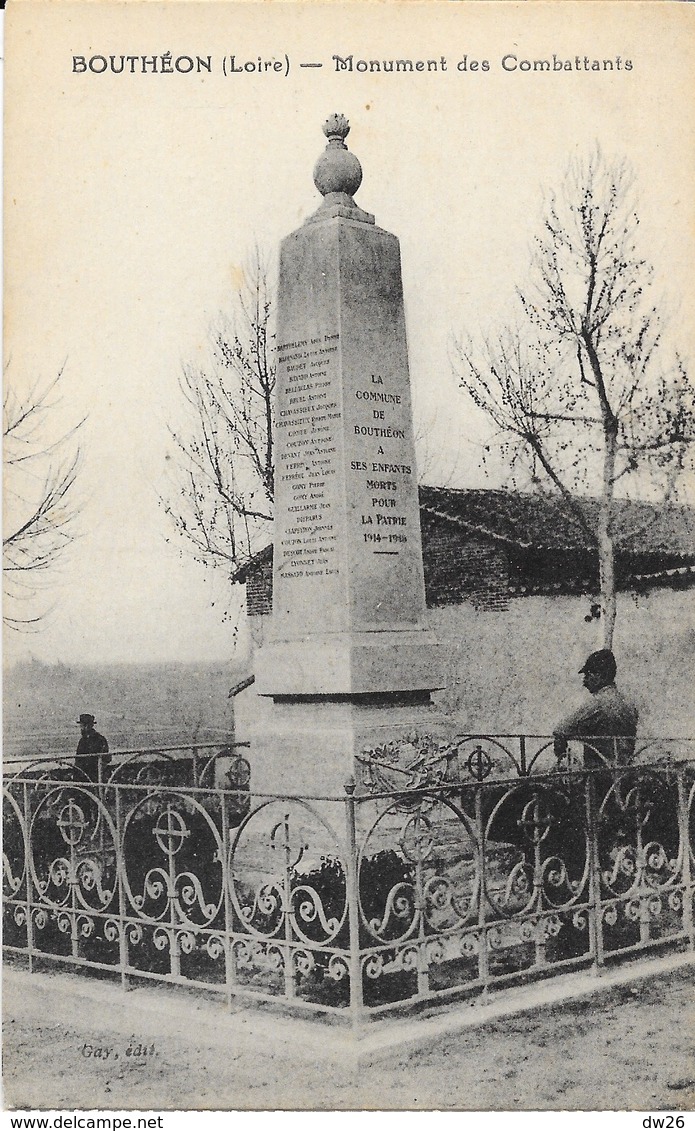 Bouthéon (Loire) Monument Des Combattants, à Ses Enfants Morts Pour La Patrie - Edition Gay - Carte Non Circulée - Andrézieux-Bouthéon