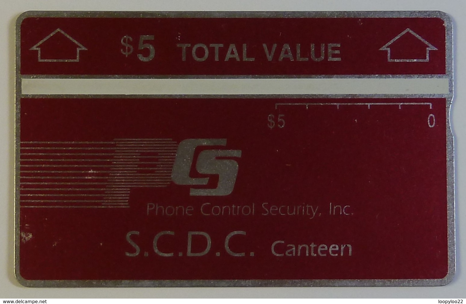 USA - L&G - PCS - Prison Card - $5 - Specimen - R - [1] Hologrammkarten (Landis & Gyr)