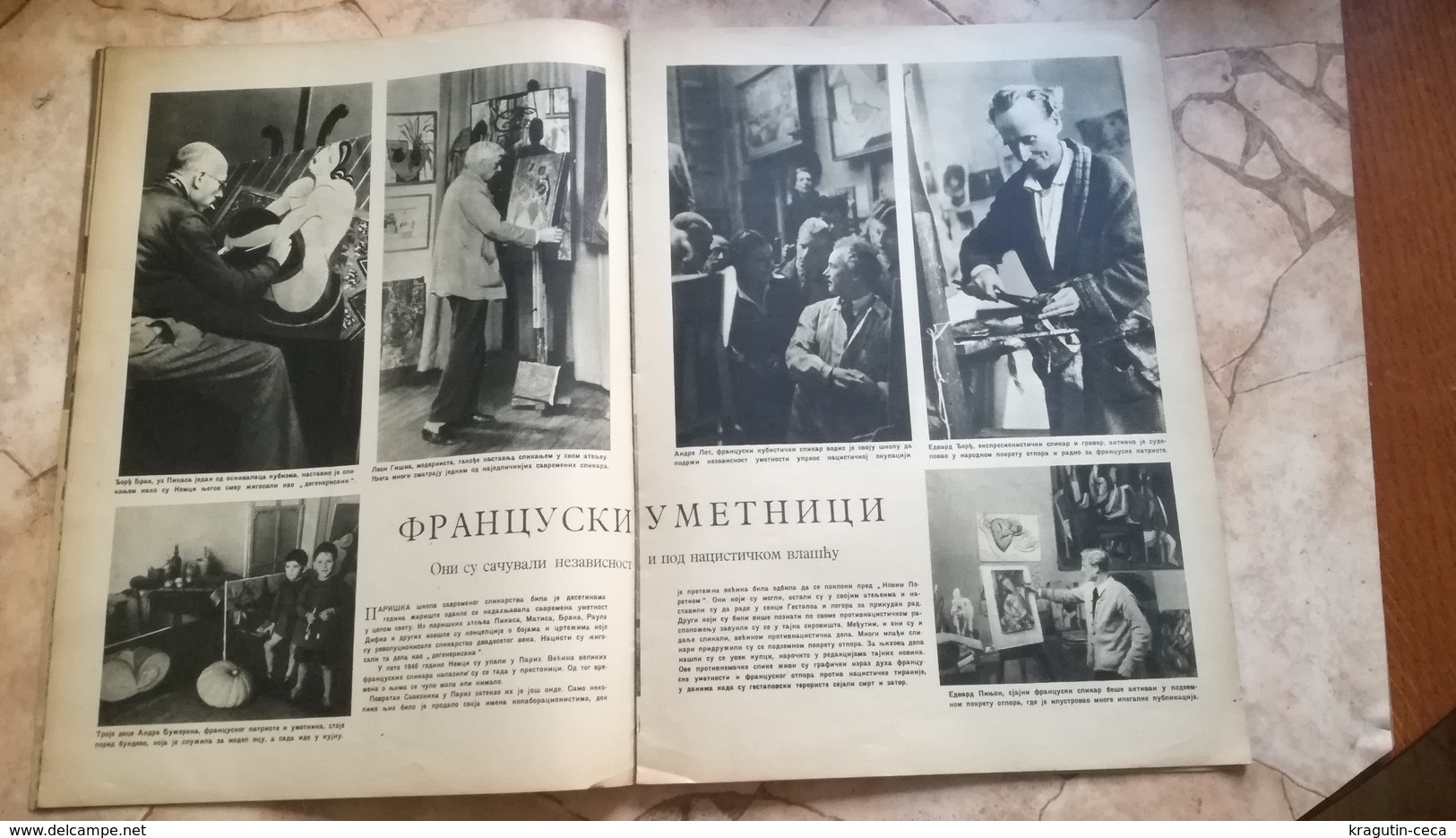 1944 1945 WWII WW2 Danas YUGOSLAVIA ARMY MAGAZINE MILITARY NEWSPAPERS USS Nevada BB-36 Navy ship Russia HELICOPTER