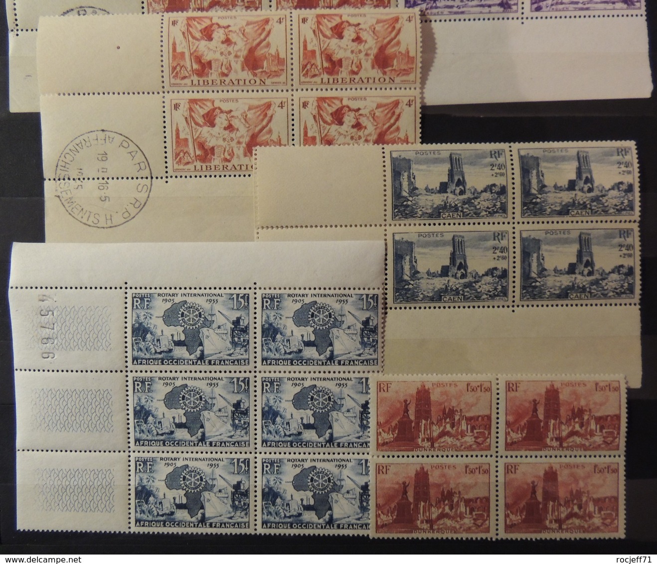 03 - 19 - France - 34 scans - Cote : 760 euros -Grosse collection tous** - MNH - Blocs - Coin daté - Millesimes