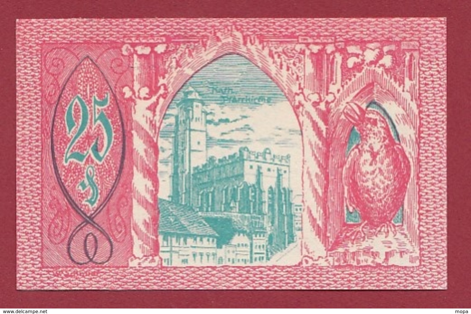 Allemagne 1 Notgeld 25 Pfenning  Stadt Patschkau (  RARE) Dans L 'état N °5335 - Collections