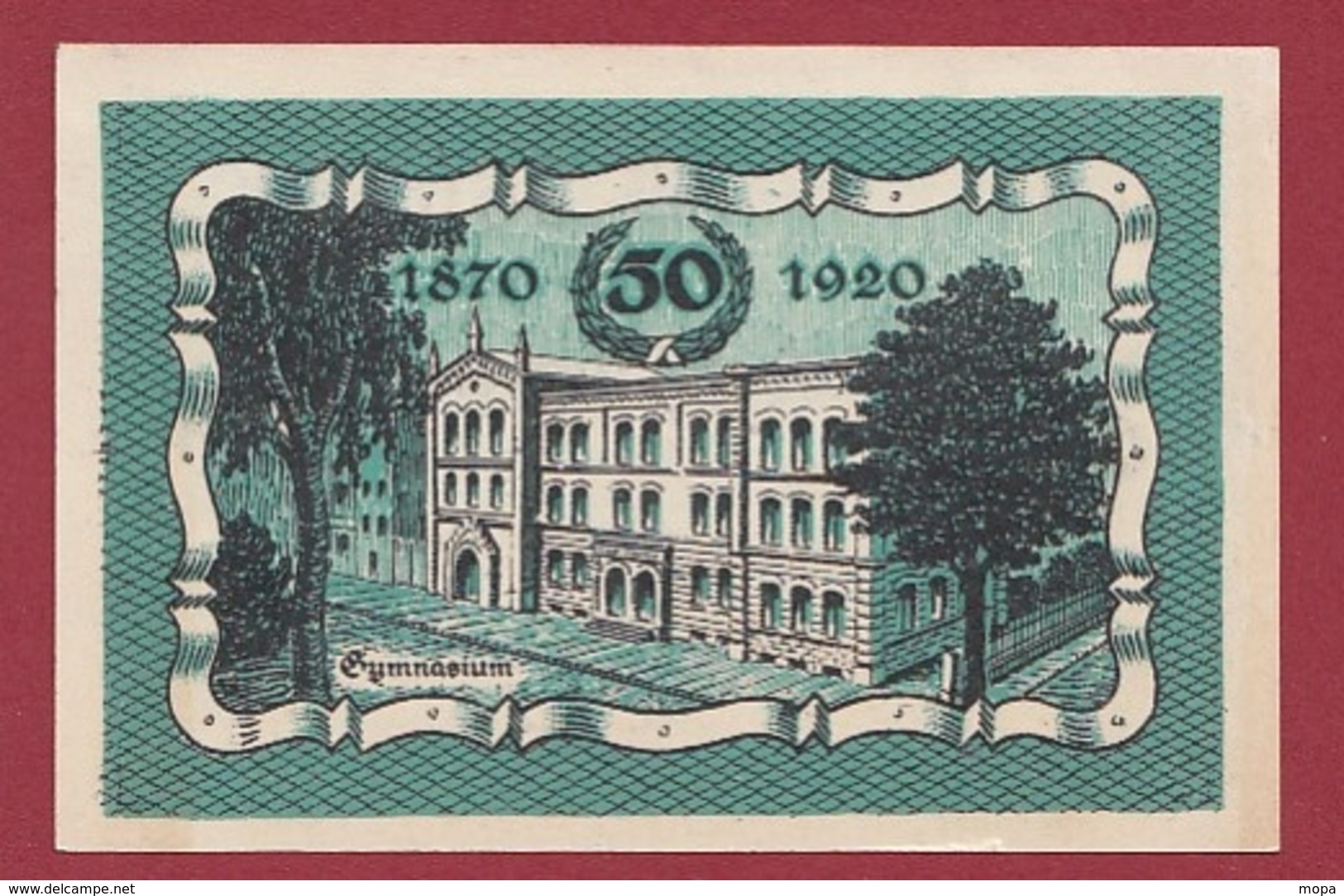 Allemagne 1 Notgeld 50 Pfenning  Stadt Patschkau  Dans L 'état N °5336 - Collections