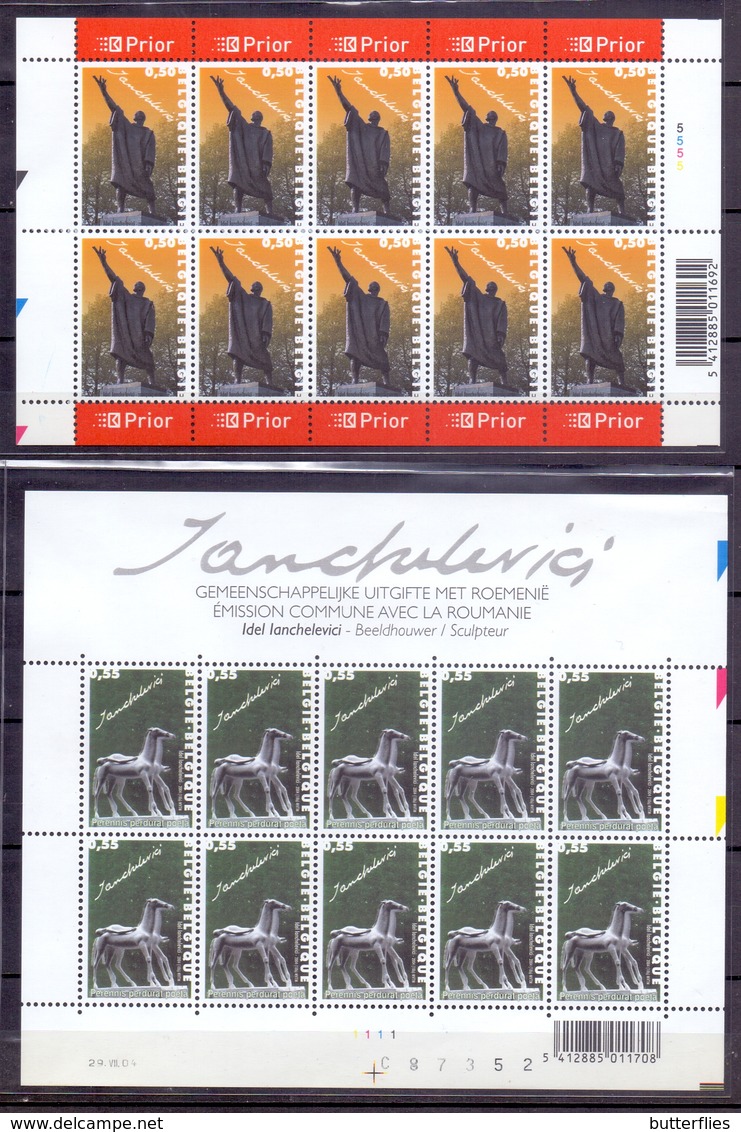 Belgie - 2006 - OBP - ** 3308/09 - Gem. Uitgifte Met Roemenie ** - Unused Stamps