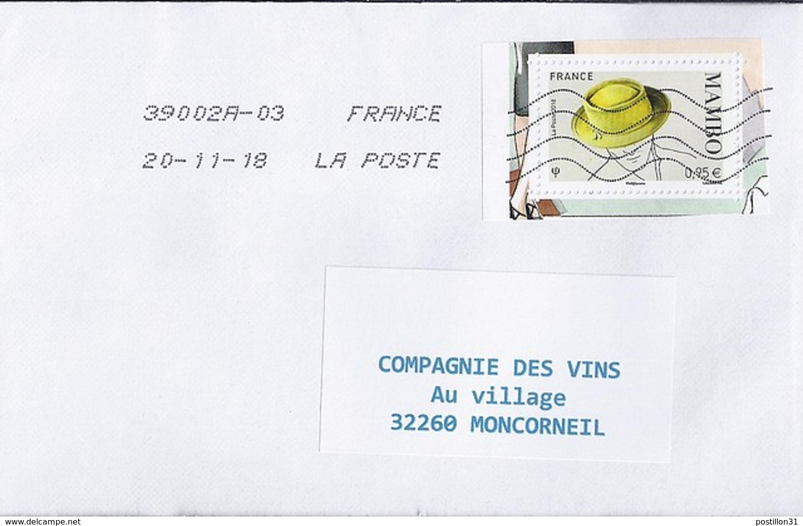 TP N° 5280 SUR LETTRE DE 2018 - 1961-....