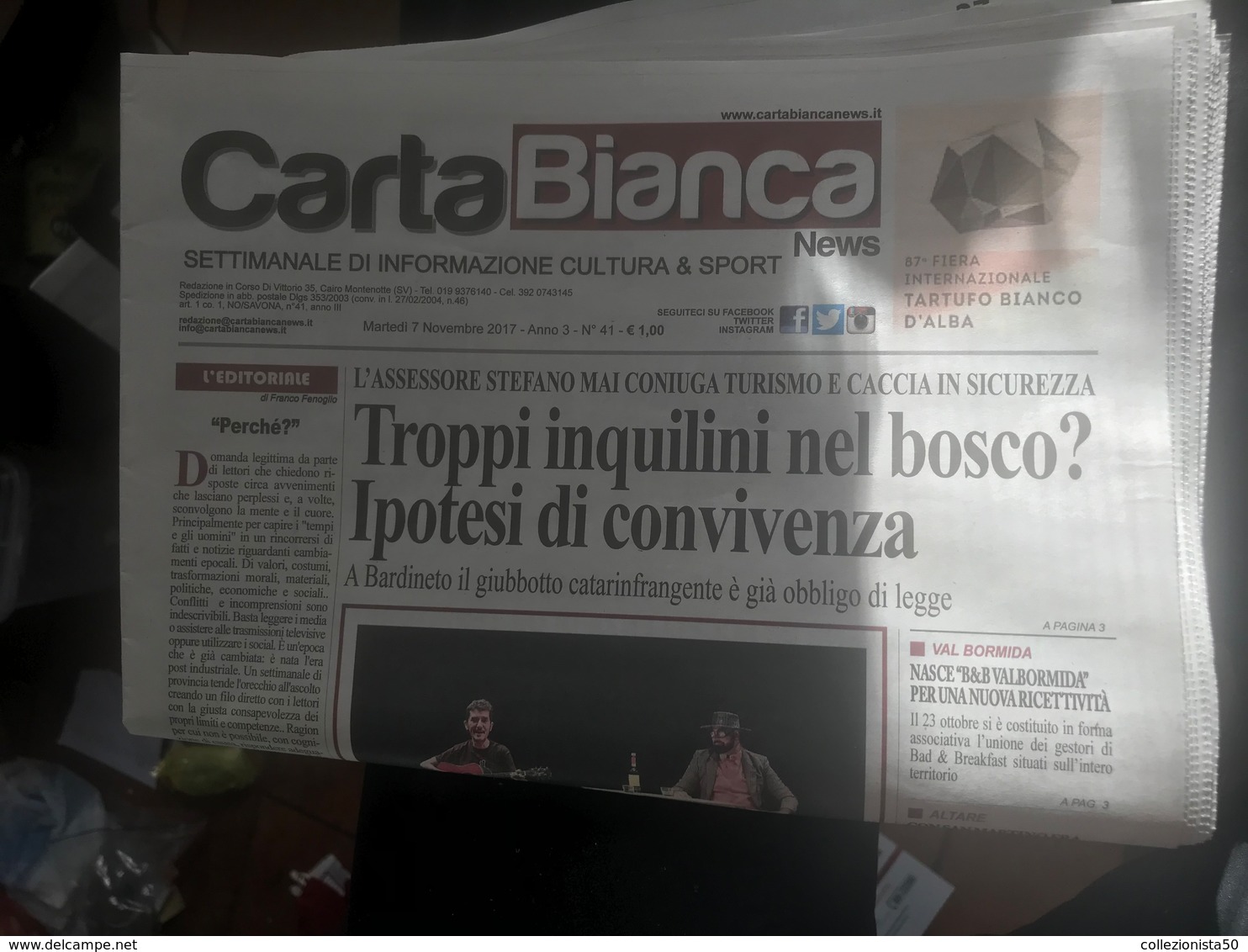 CARTA BIANCA MAGAZINE - Altri & Non Classificati