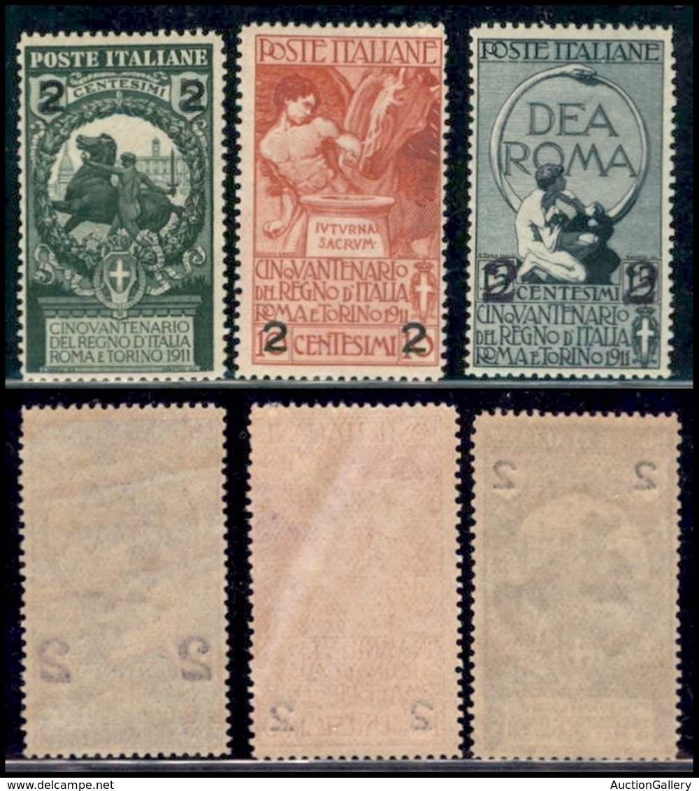 Regno - 1913 - Soprastampati (99/101) - Serie Completa - Gomma Integra (20) - Other & Unclassified