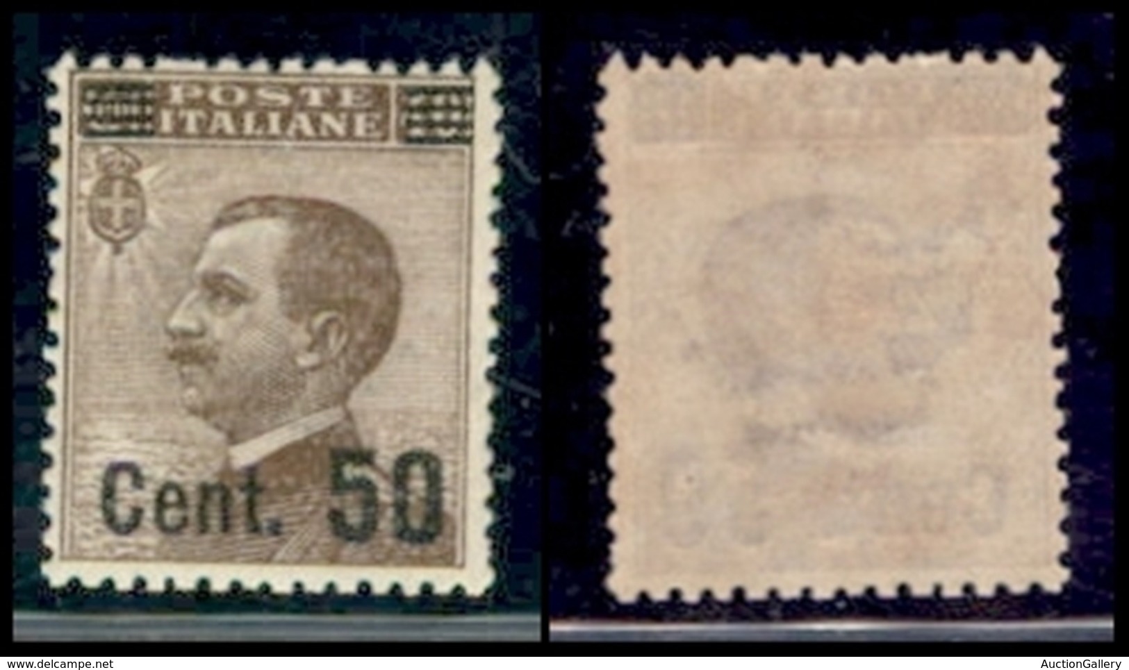 Regno - 1923 - 50 Cent Su 40 (139) - Gomma Integra (20+) - Sonstige & Ohne Zuordnung